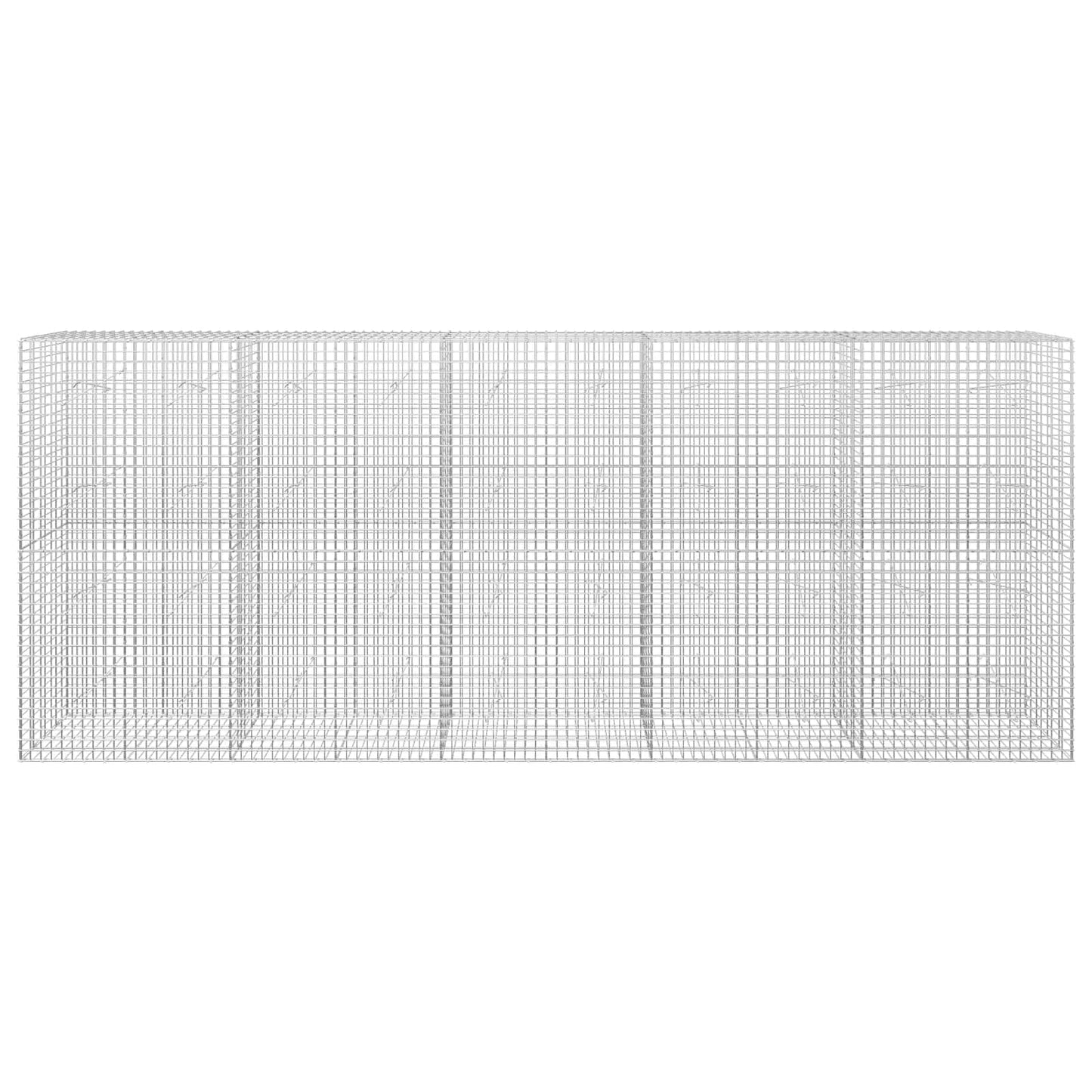 vidaXL Γκαμπιόν με Σύρμα 3,5 mm και Πλέγμα 5x5 cm 500x20x200 εκ