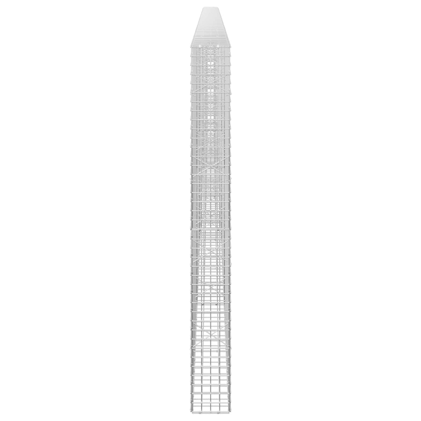 vidaXL Γκαμπιόν με Σύρμα 3,5 mm και Πλέγμα 5x5 cm 500x20x200 εκ