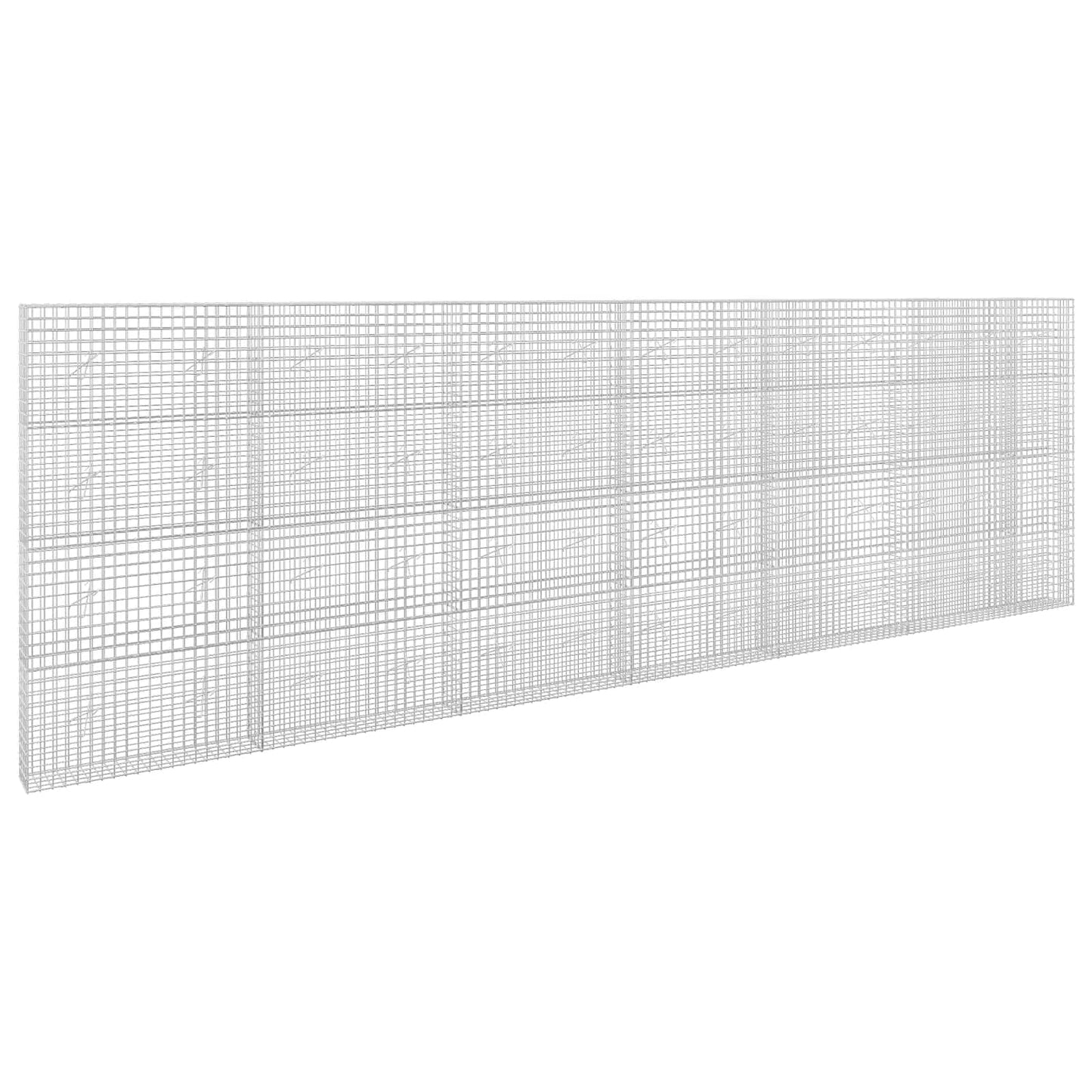 vidaXL Γκαμπιόν με Σύρμα 3,5 mm και Πλέγμα 5x5 cm 650x20x200 εκ