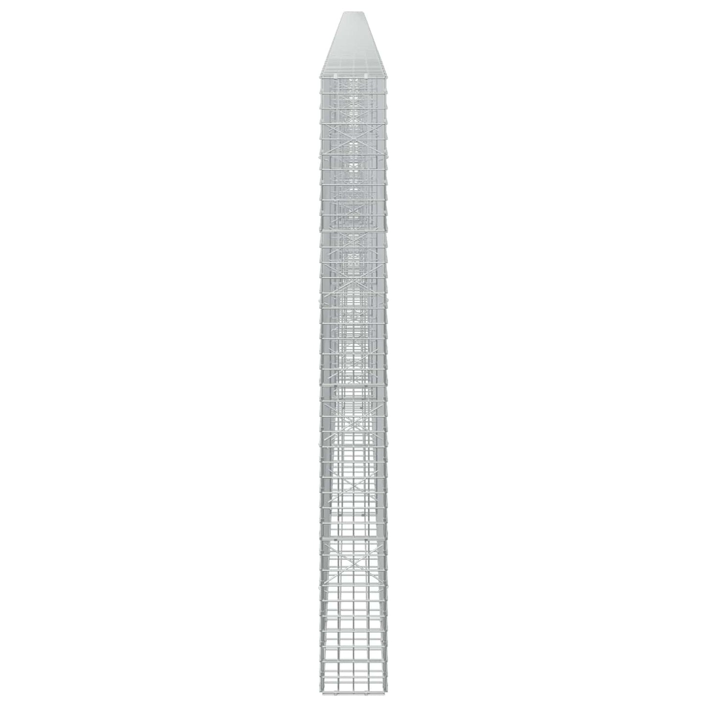 vidaXL Γκαμπιόν με Σύρμα 3,5 mm και Πλέγμα 5x5 cm 700x20x200 εκ