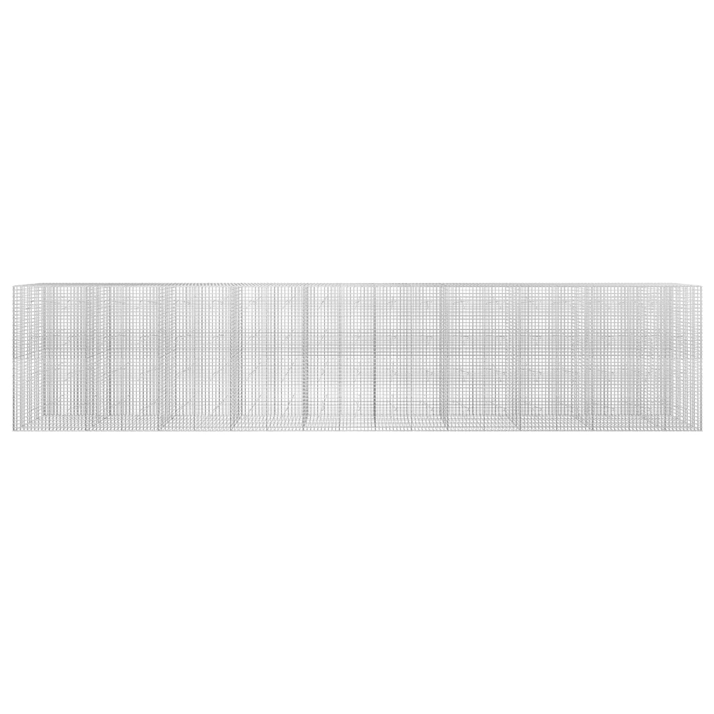 vidaXL Γκαμπιόν με Σύρμα 3,5 mm και Πλέγμα 5x5 cm 950x20x200 εκ