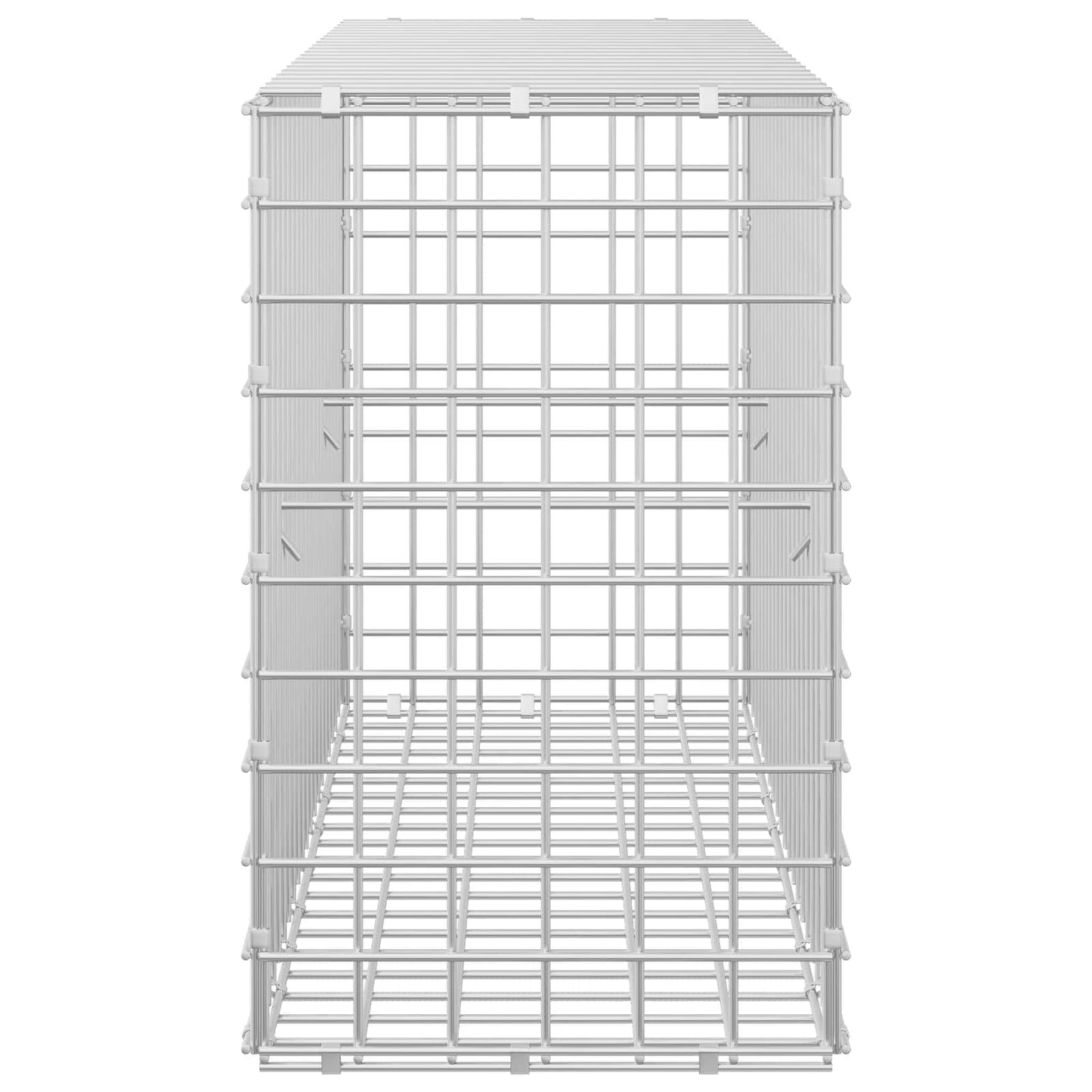 vidaXL Γκαμπιόν με Σύρμα 3,5 mm και Πλέγμα 5x5 cm 100x30x50 εκ