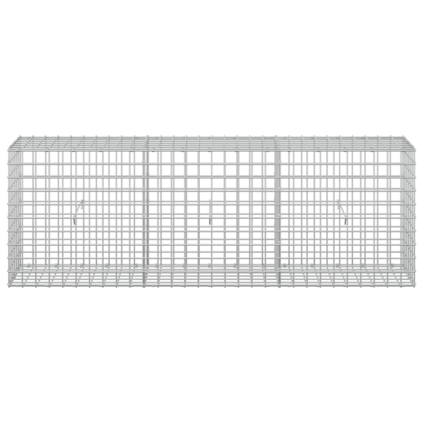 vidaXL Γκαμπιόν με Σύρμα 3,5 mm και Πλέγμα 5x5 cm 150x30x50 εκ
