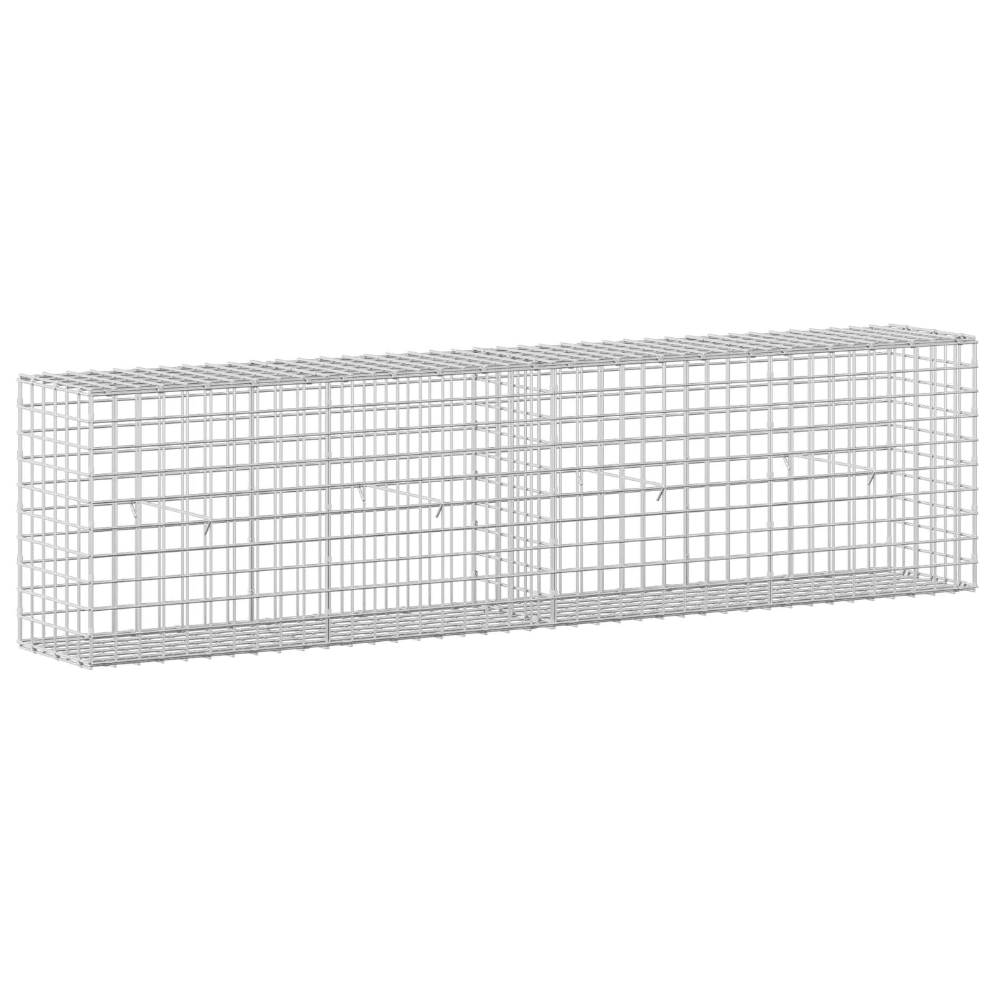 vidaXL Γκαμπιόν με Σύρμα 3,5 mm και Πλέγμα 5x5 cm 200x30x50 εκ