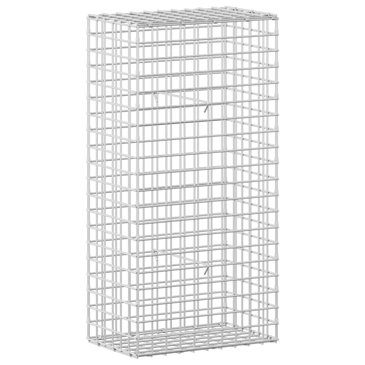 vidaXL Γκαμπιόν με Σύρμα 3,5 mm και Πλέγμα 5x5 cm 50x30x100 εκ