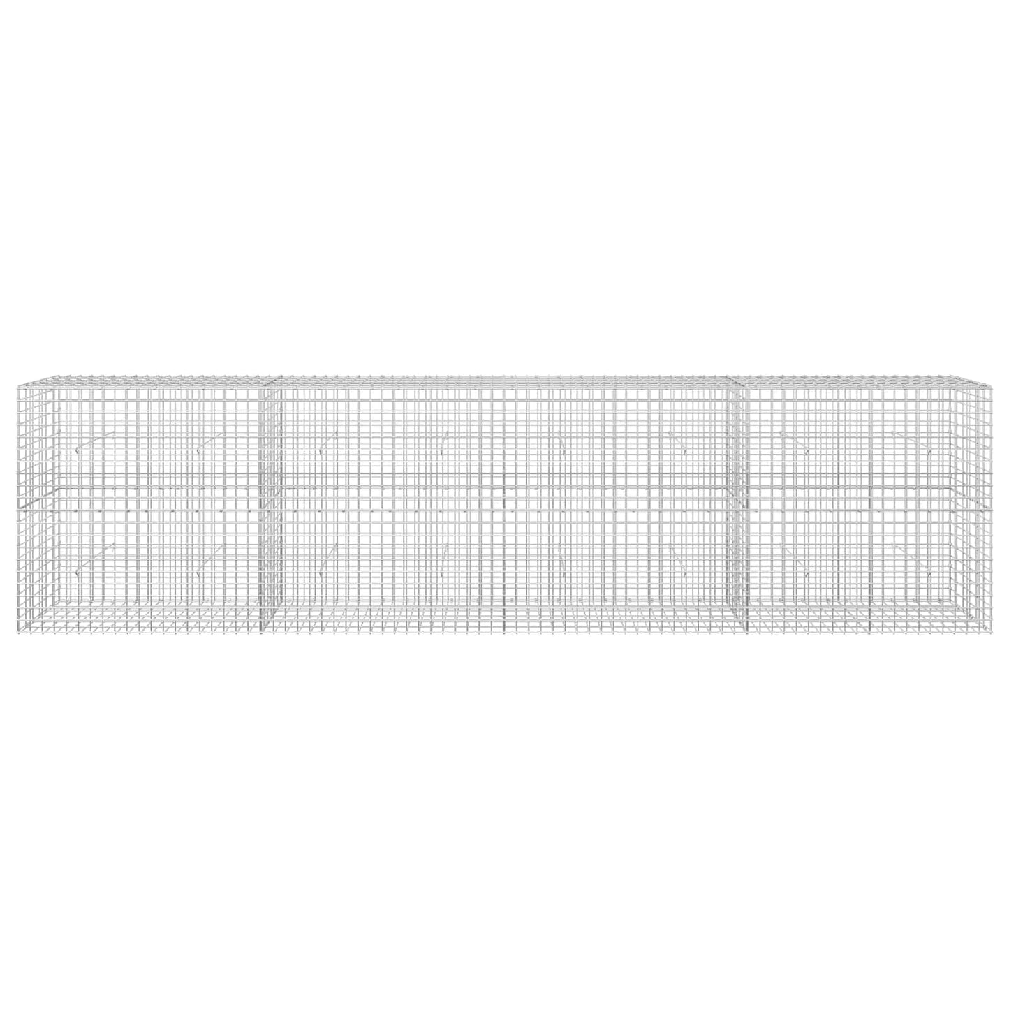 vidaXL Γκαμπιόν με Σύρμα 3,5 mm και Πλέγμα 5x5 cm 400x30x100 εκ