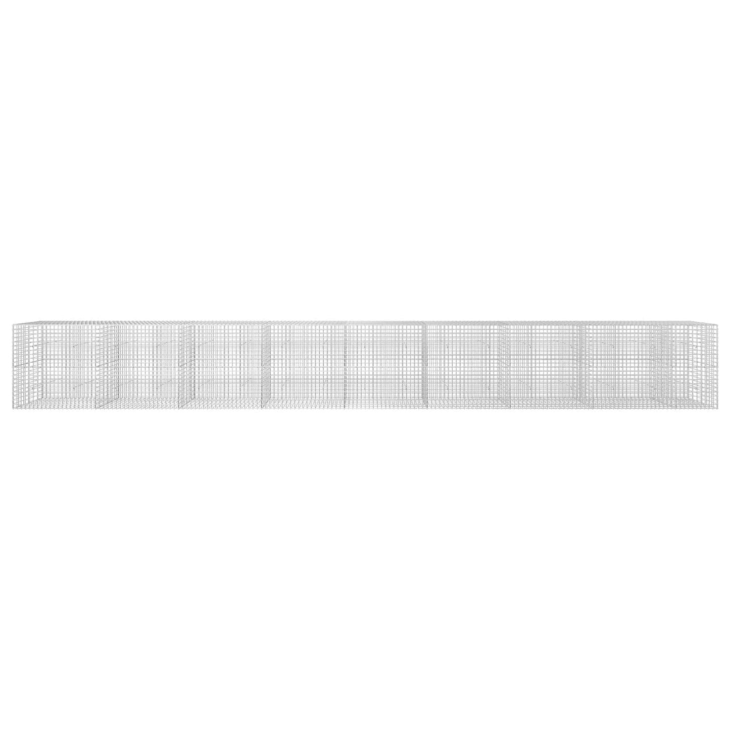 vidaXL Γκαμπιόν με Σύρμα 3,5 mm και Πλέγμα 5x5 cm 850x30x100 εκ