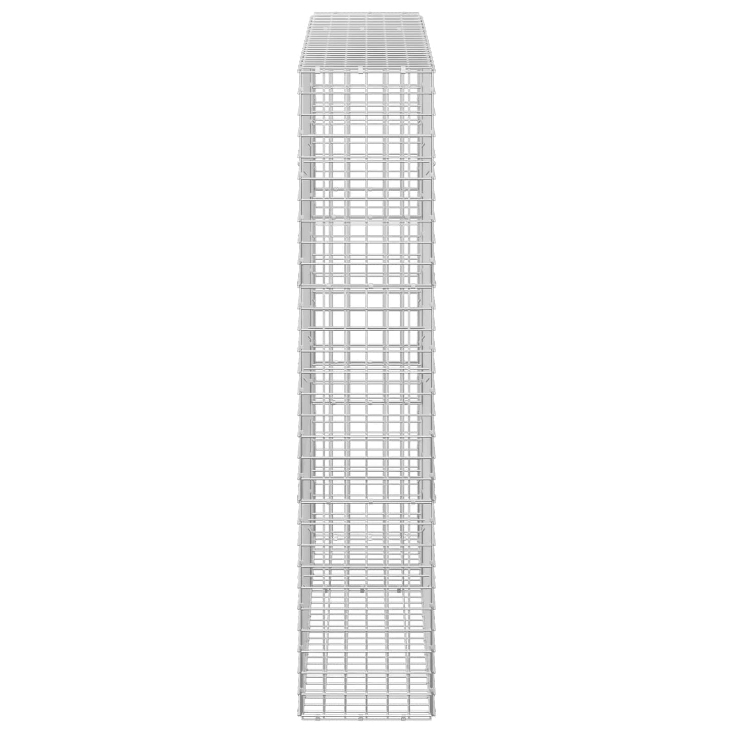 vidaXL Γκαμπιόν με Σύρμα 3,5 mm και Πλέγμα 5x5 cm 150x30x150 εκ