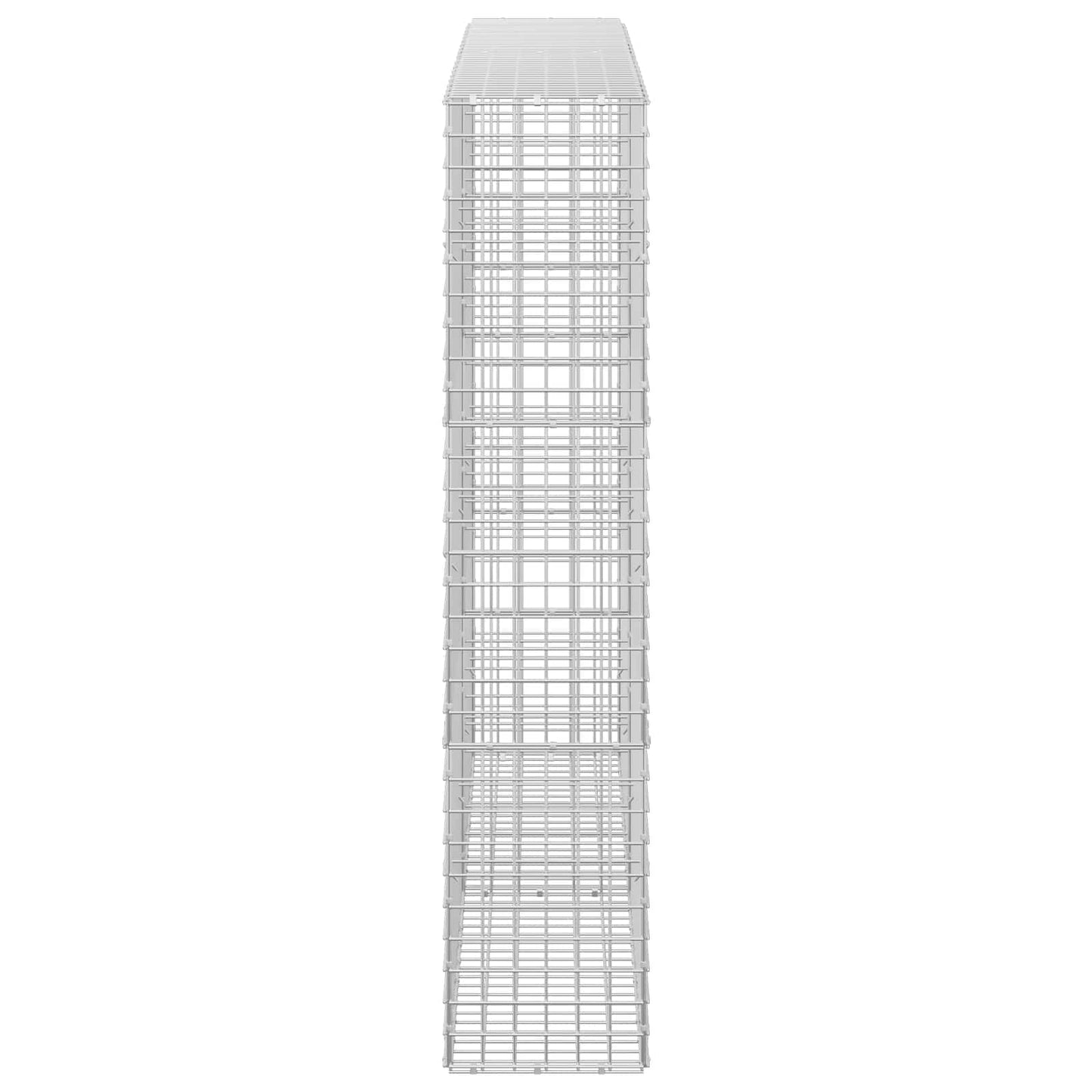 vidaXL Γκαμπιόν με Σύρμα 3,5 mm και Πλέγμα 5x5 cm 200x30x150 εκ