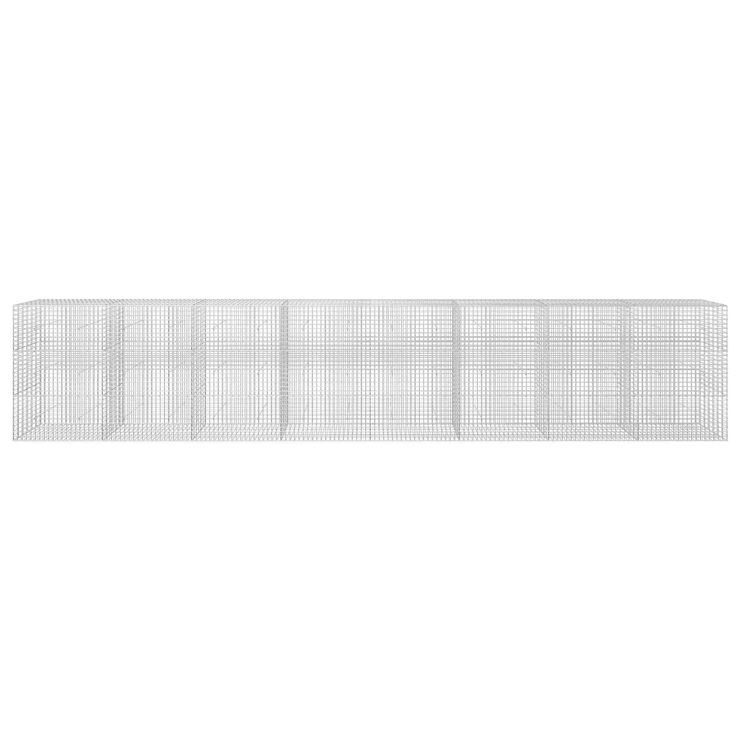 vidaXL Γκαμπιόν με Σύρμα 3,5 mm και Πλέγμα 5x5 cm 800x30x150 εκ