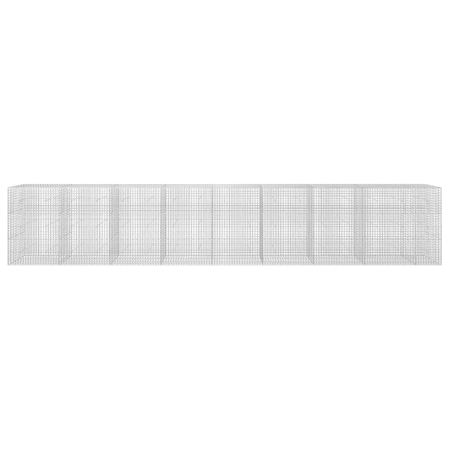 vidaXL Γκαμπιόν με Σύρμα 3,5 mm και Πλέγμα 5x5 cm 850x30x150 εκ
