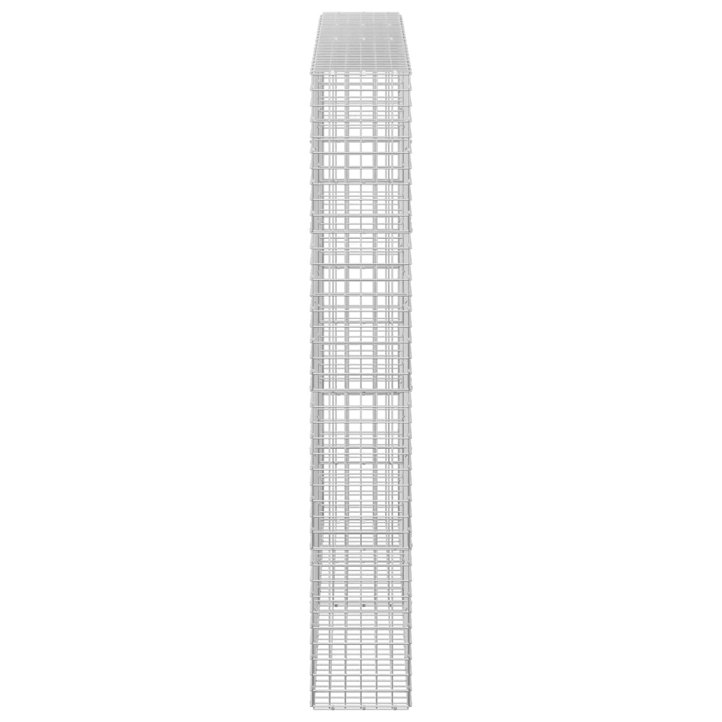 vidaXL Γκαμπιόν με Σύρμα 3,5 mm και Πλέγμα 5x5 cm 200x30x200 εκ