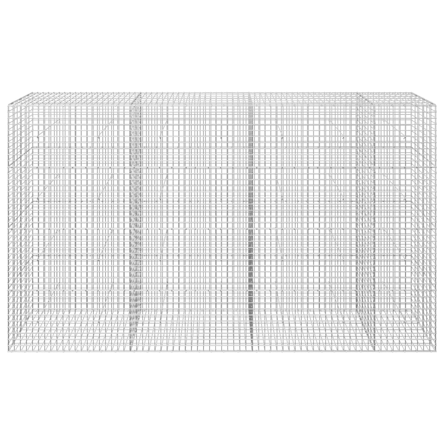 vidaXL Γκαμπιόν με Σύρμα 3,5 mm και Πλέγμα 5x5 cm 350x30x200 εκ
