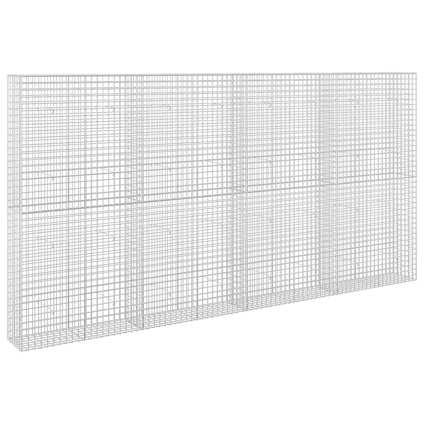 vidaXL Γκαμπιόν με Σύρμα 3,5 mm και Πλέγμα 5x5 cm 400x30x200 εκ