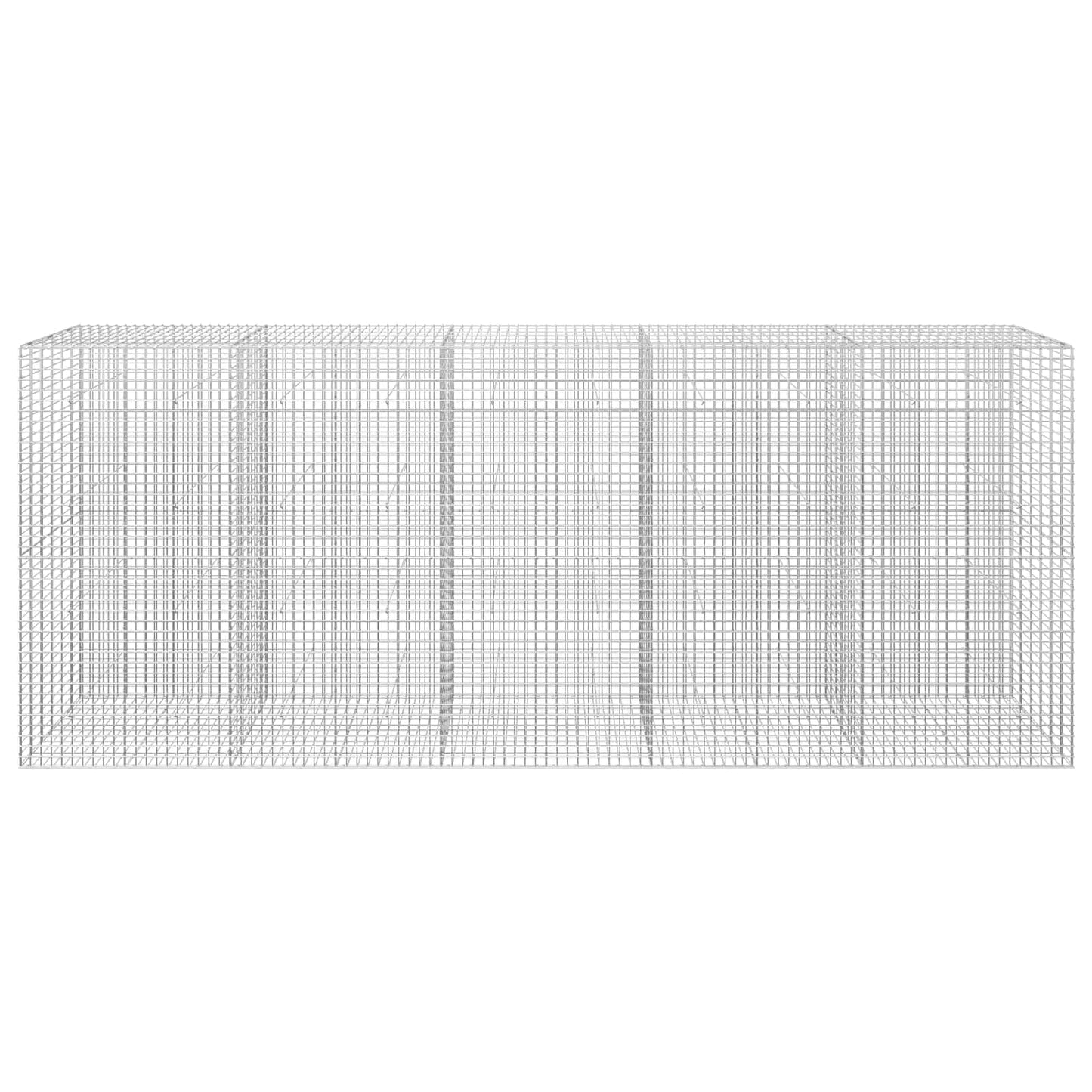 vidaXL Γκαμπιόν με Σύρμα 3,5 mm και Πλέγμα 5x5 cm 500x30x200 εκ