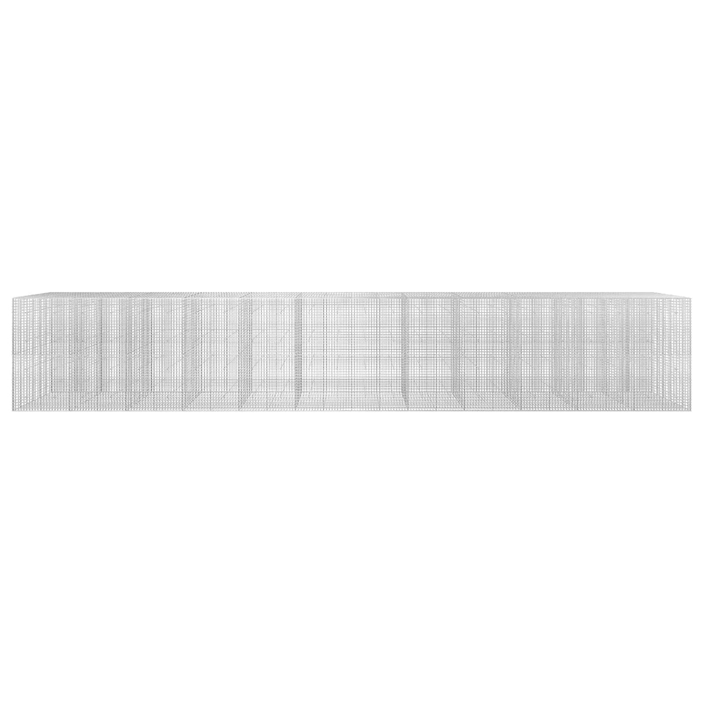 vidaXL Γκαμπιόν με Σύρμα 3,5 mm και Πλέγμα 5x5 cm 1200x30x200 εκ
