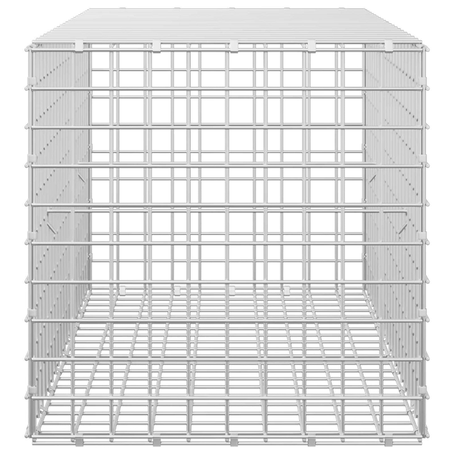 vidaXL Γκαμπιόν με Σύρμα 3,5 mm και Πλέγμα 5x5 cm 100x50x50 εκ