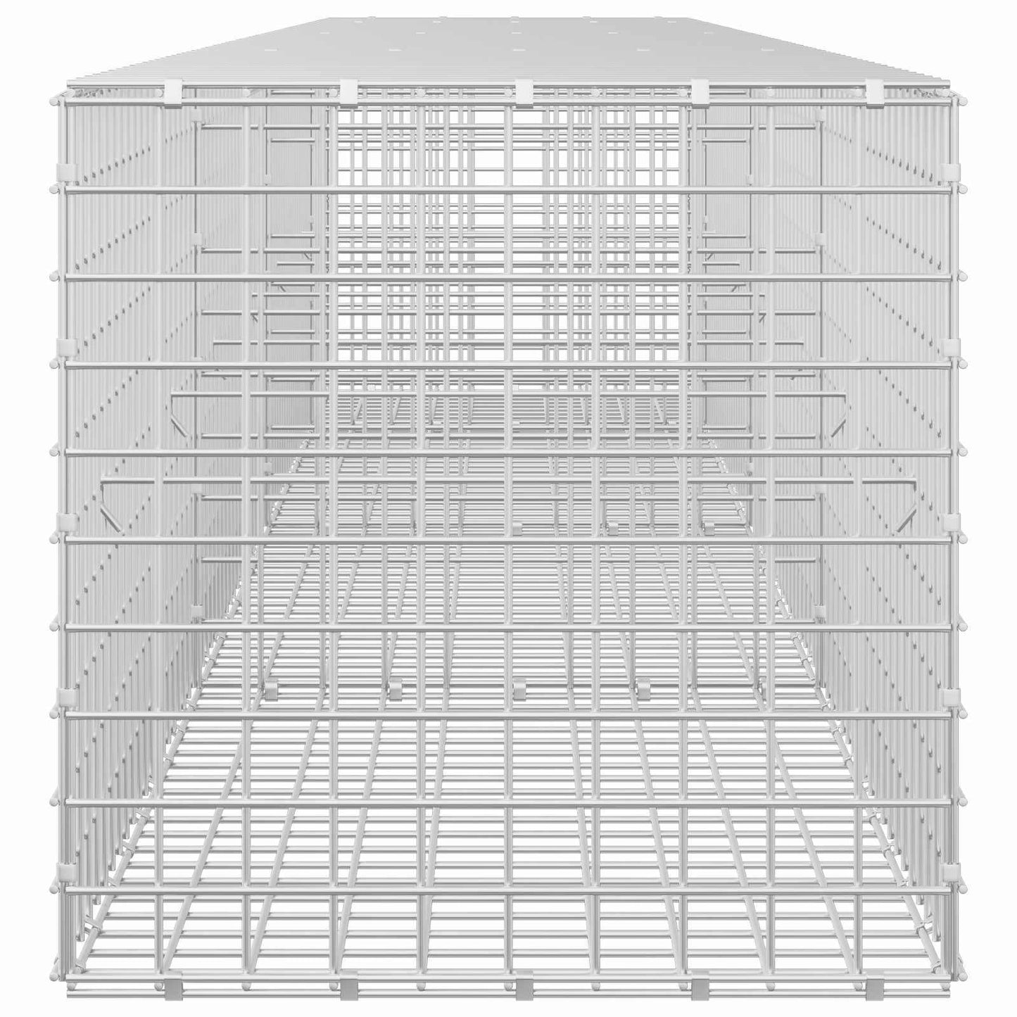 vidaXL Γκαμπιόν με Σύρμα 3,5 mm και Πλέγμα 5x5 cm 350x50x50 εκ