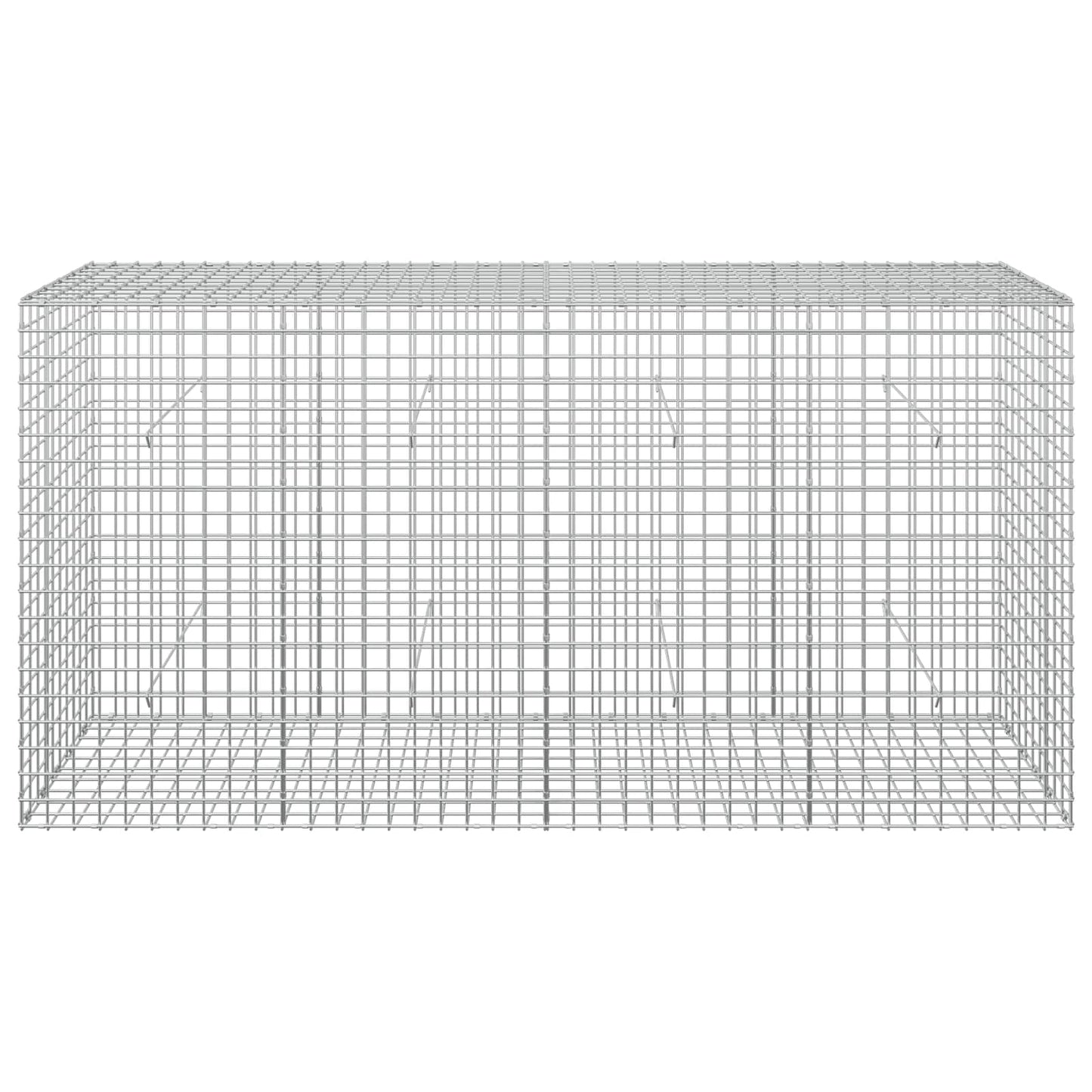 vidaXL Γκαμπιόν με Σύρμα 3,5 mm και Πλέγμα 5x5 cm 200x50x100 εκ