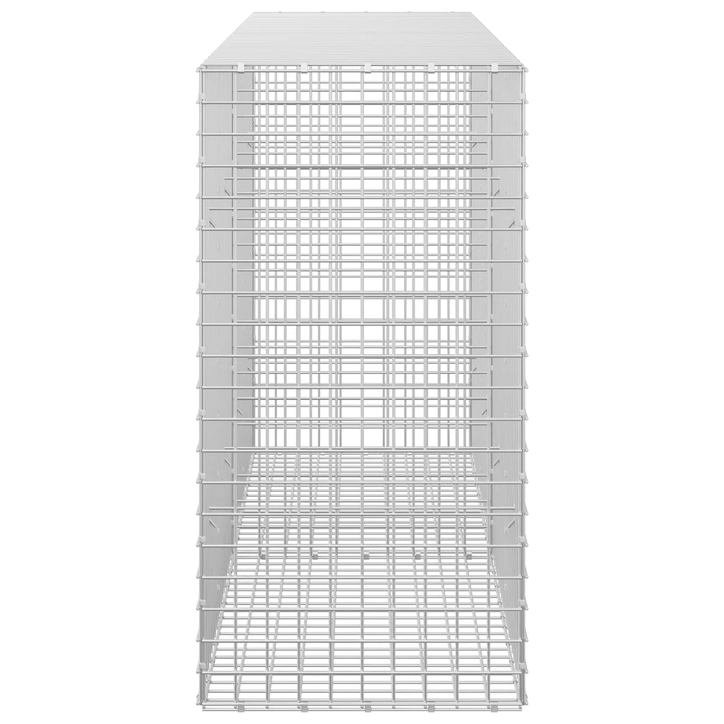 vidaXL Γκαμπιόν με Σύρμα 3,5 mm και Πλέγμα 5x5 cm 200x50x100 εκ