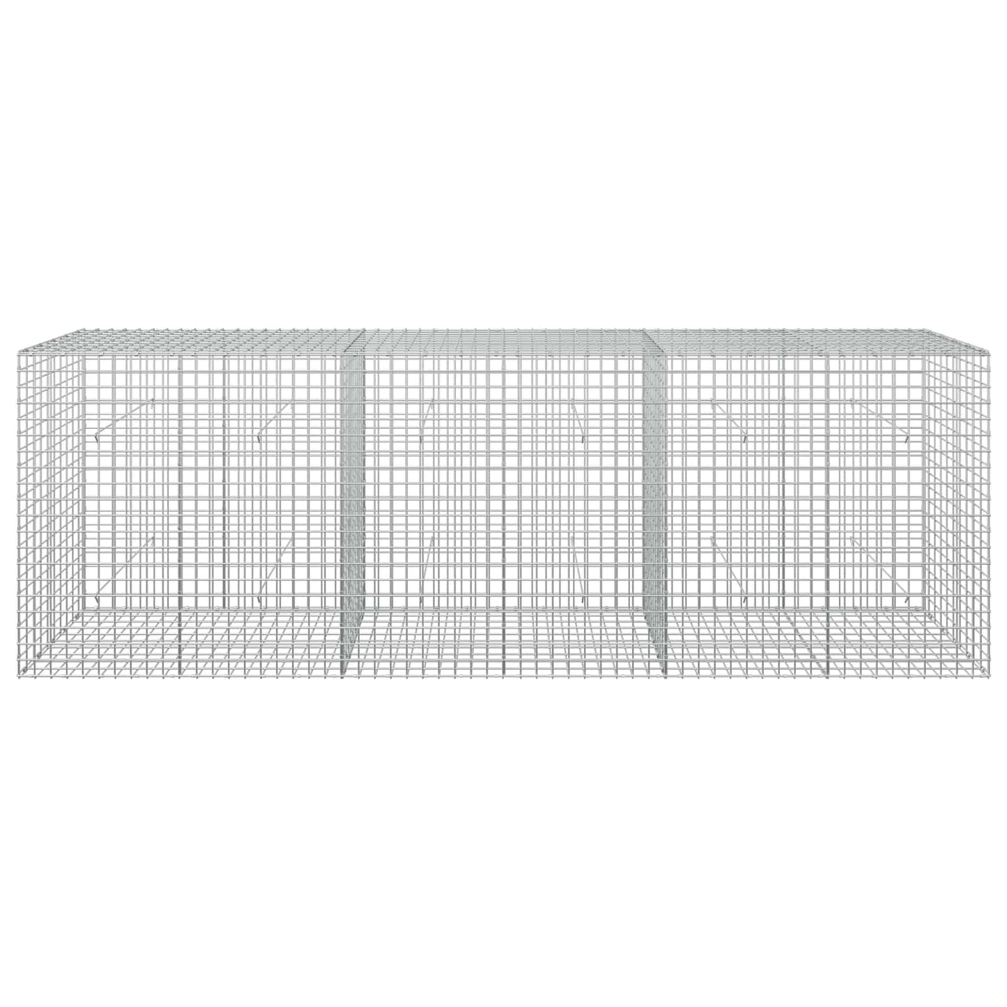 vidaXL Γκαμπιόν με Σύρμα 3,5 mm και Πλέγμα 5x5 cm 300x50x100 εκ