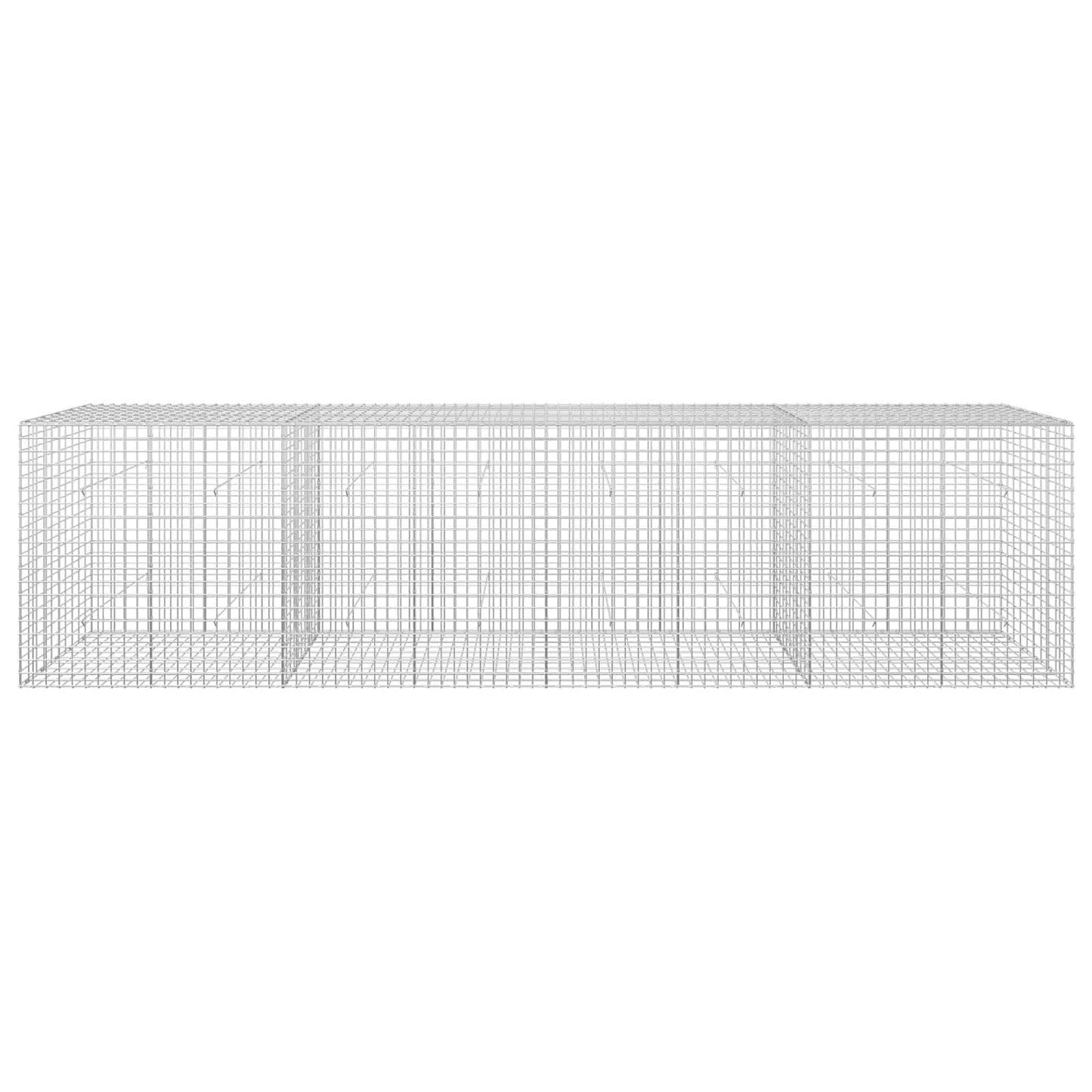 vidaXL Γκαμπιόν με Σύρμα 3,5 mm και Πλέγμα 5x5 cm 400x50x100 εκ