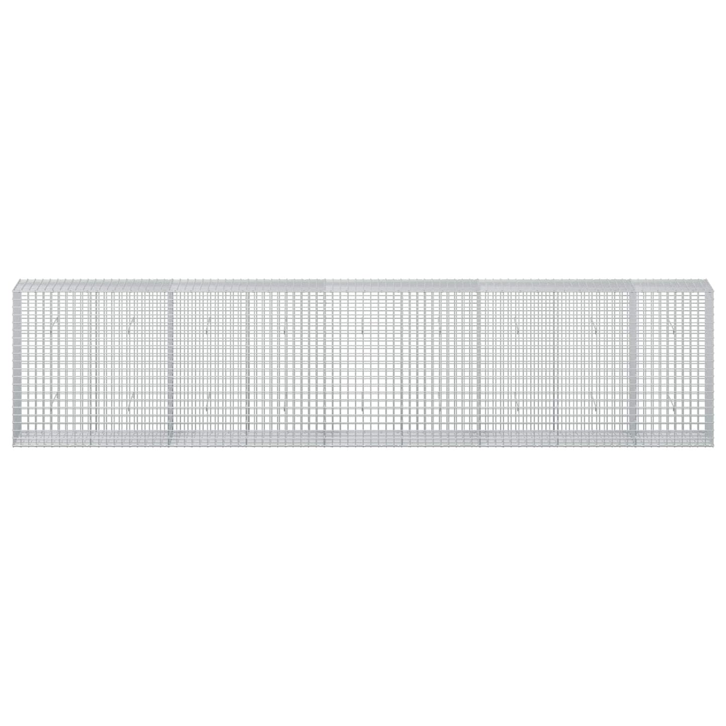 vidaXL Γκαμπιόν με Σύρμα 3,5 mm και Πλέγμα 5x5 cm 450x50x100 εκ