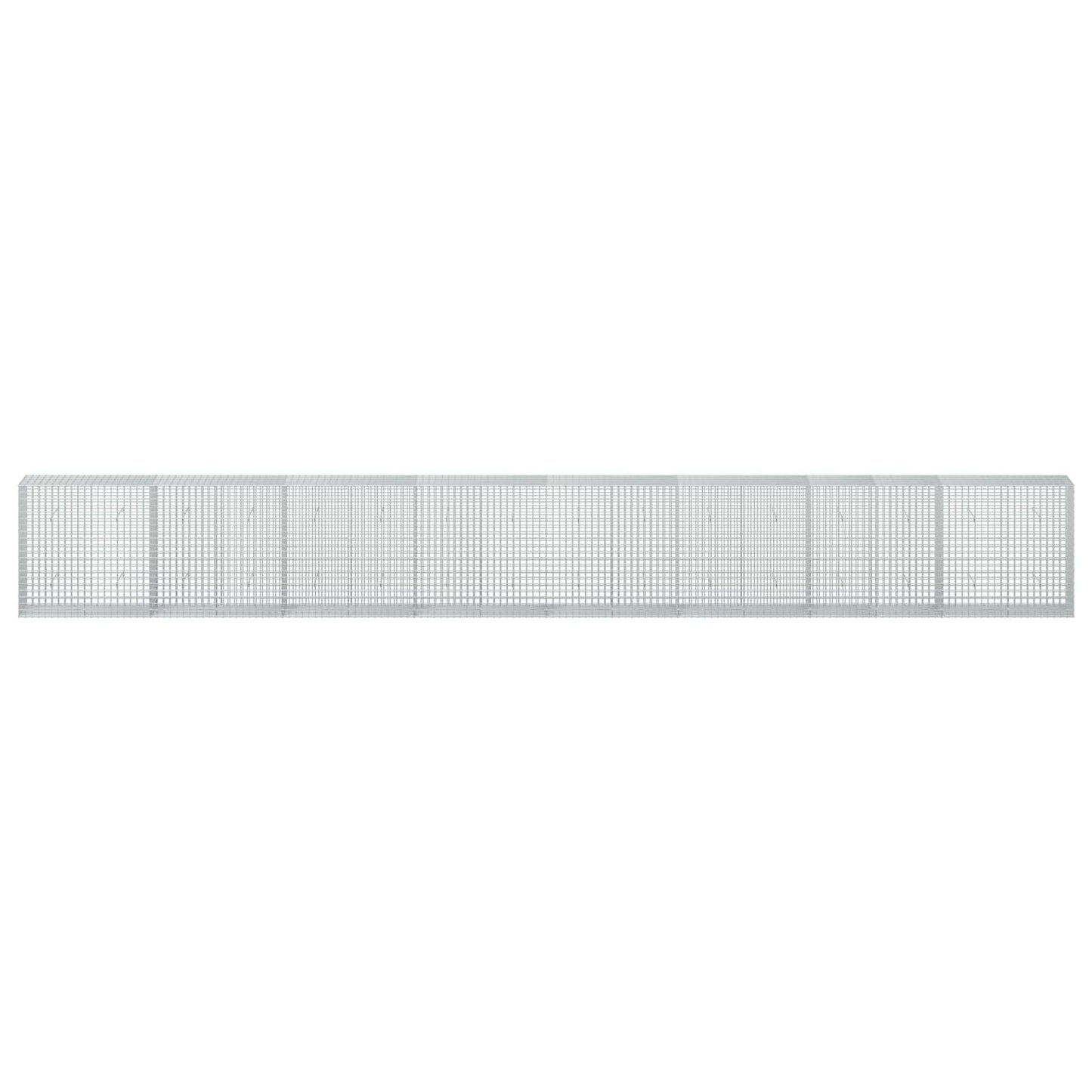 vidaXL Γκαμπιόν με Σύρμα 3,5 mm και Πλέγμα 5x5 cm 800x50x100 εκ