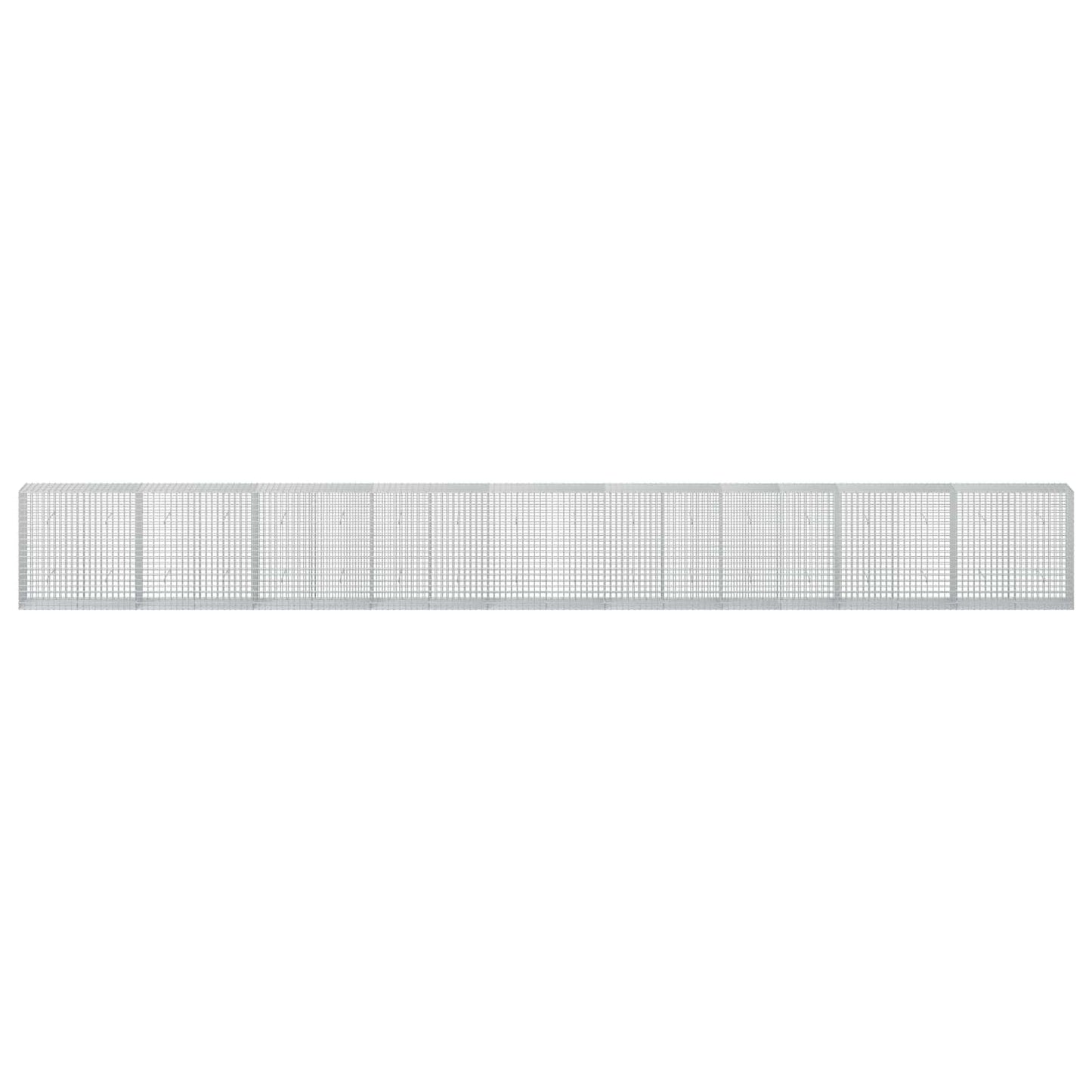 vidaXL Γκαμπιόν με Σύρμα 3,5 mm και Πλέγμα 5x5 cm 900x50x100 εκ