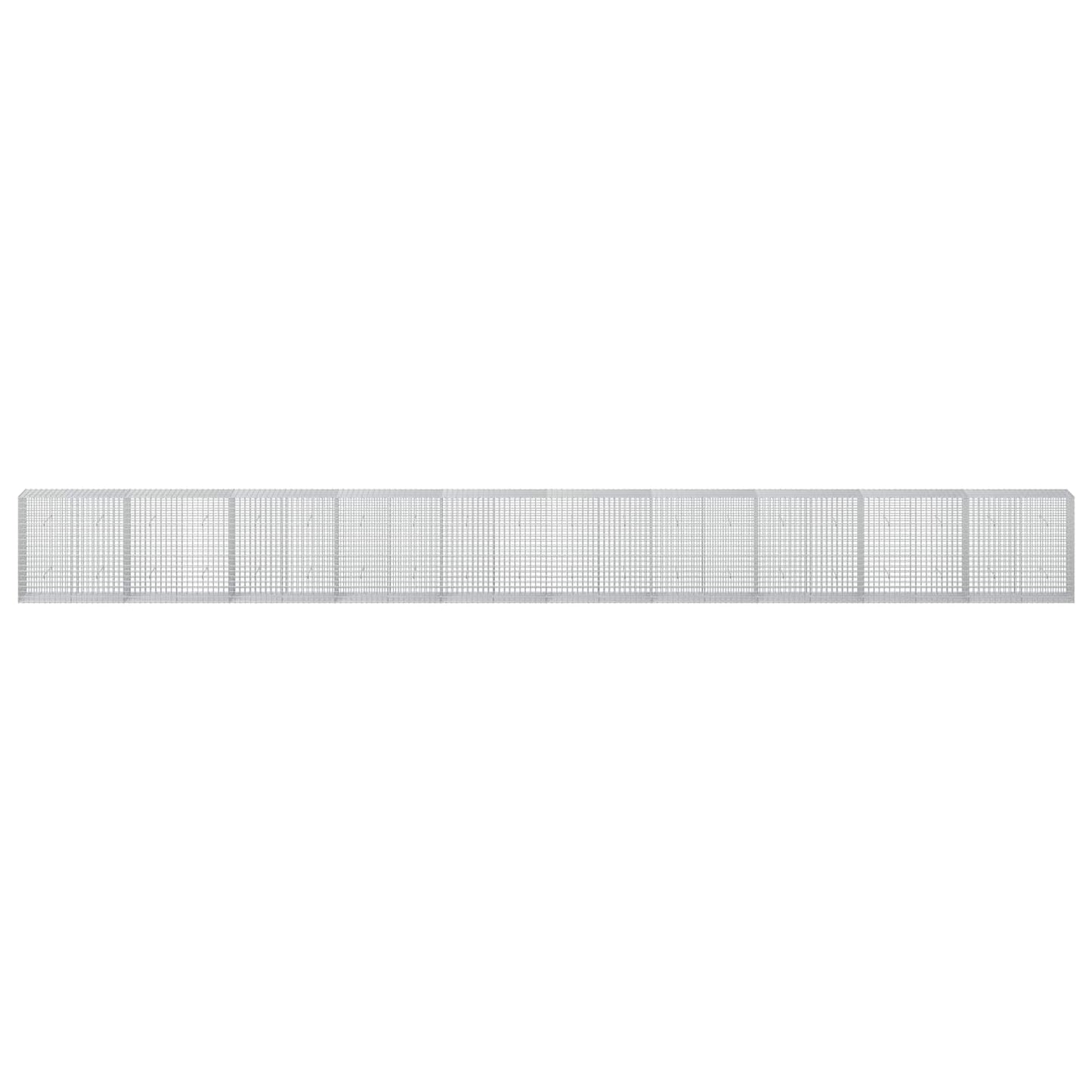 vidaXL Γκαμπιόν με Σύρμα 3,5 mm και Πλέγμα 5x5 cm 1000x50x100 εκ.