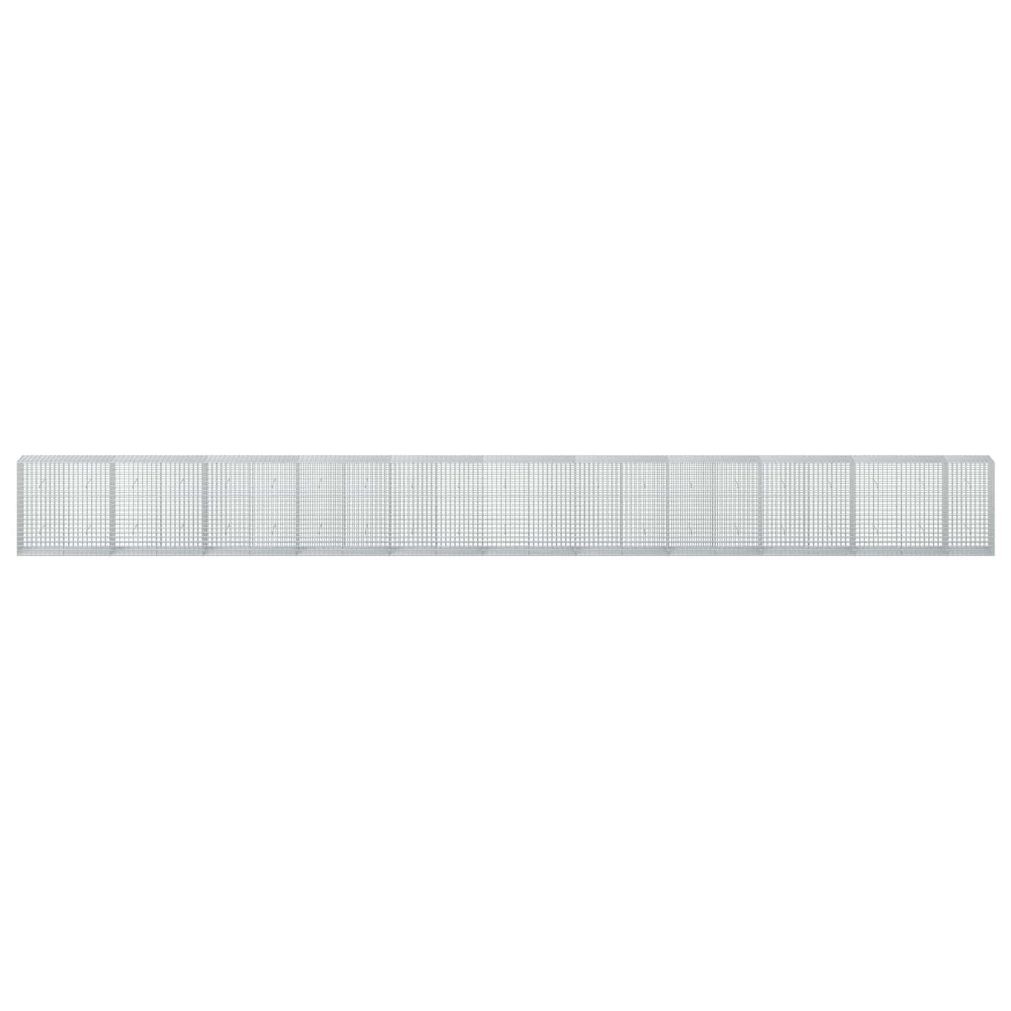 vidaXL Γκαμπιόν με Σύρμα 3,5 mm και Πλέγμα 5x5 cm 1050x50x100 εκ