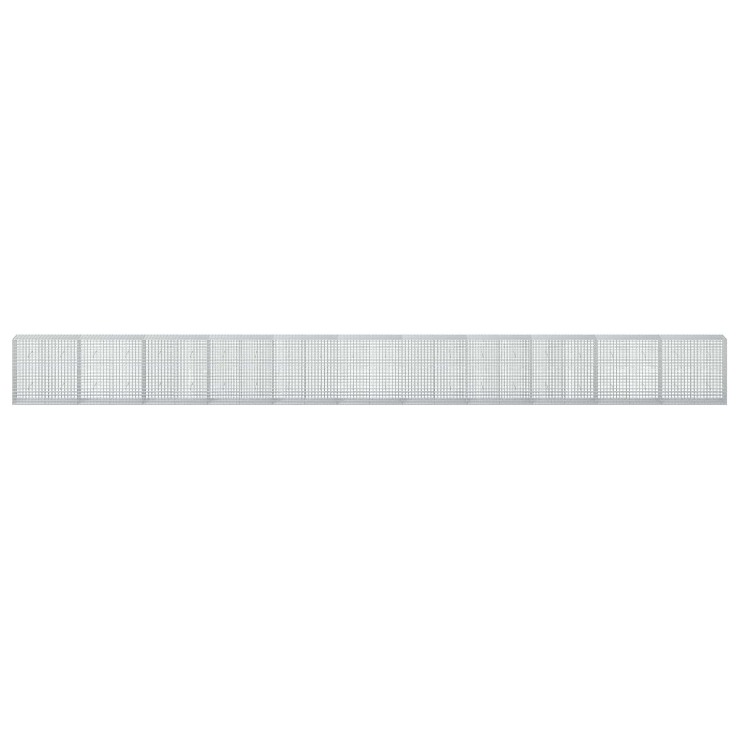 vidaXL Γκαμπιόν με Σύρμα 3,5 mm και Πλέγμα 5x5 cm 1100x50x100 εκ.