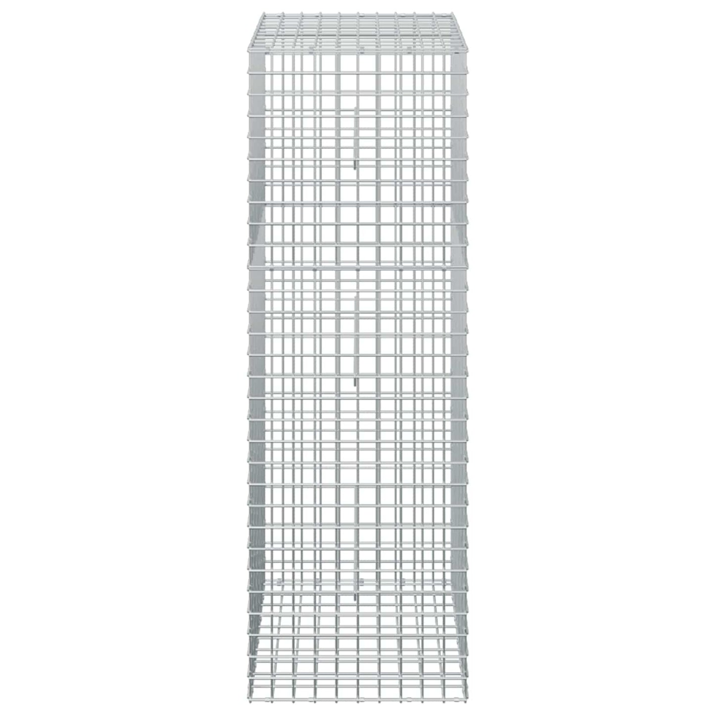 vidaXL Γκαμπιόν με Σύρμα 3,5 mm και Πλέγμα 5x5 cm 50x50x150 εκ