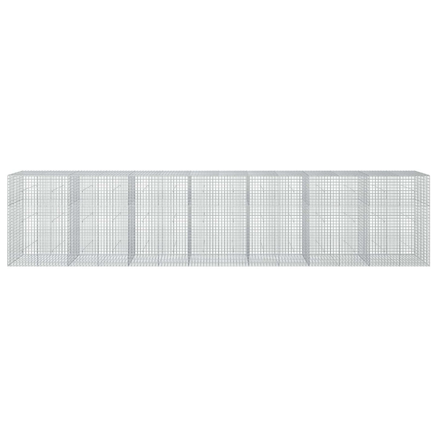 vidaXL Γκαμπιόν με Σύρμα 3,5 mm και Πλέγμα 5x5 cm 700x50x150 εκ.
