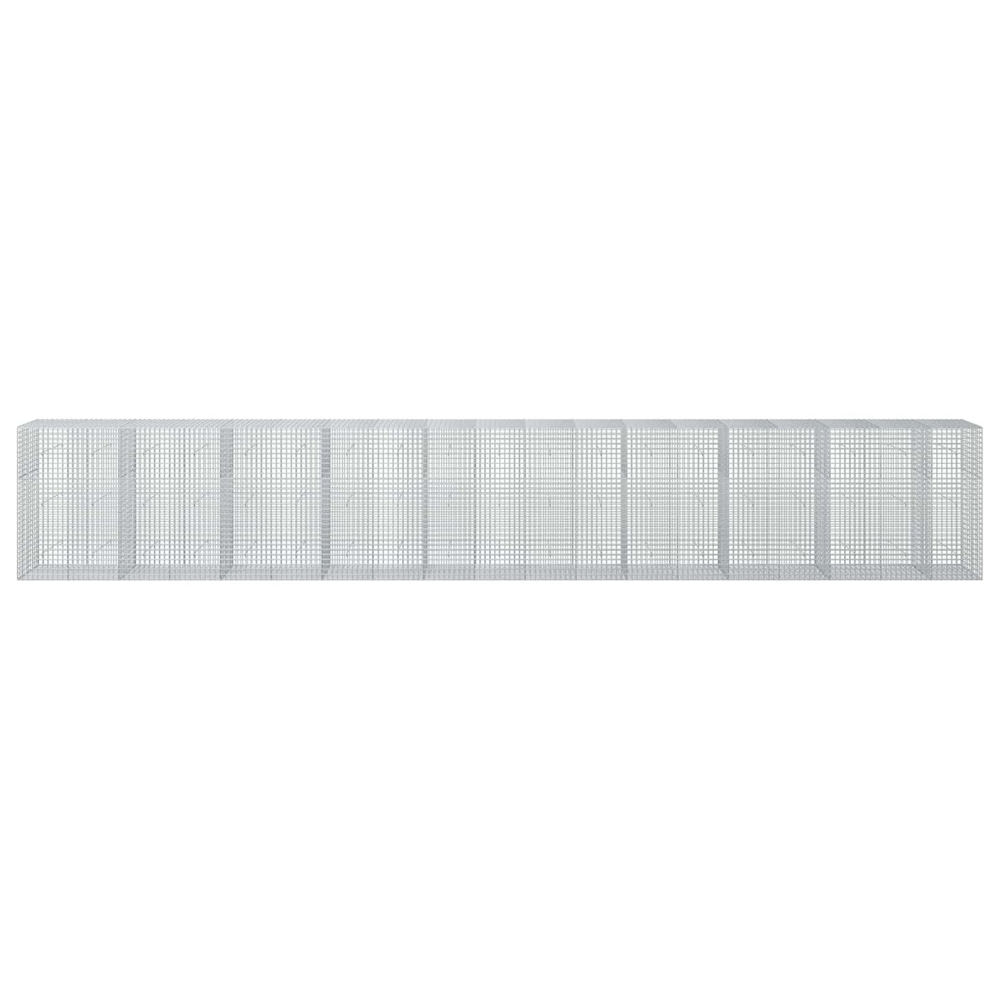 vidaXL Γκαμπιόν με Σύρμα 3,5 mm και Πλέγμα 5x5 cm 950x50x150 εκ