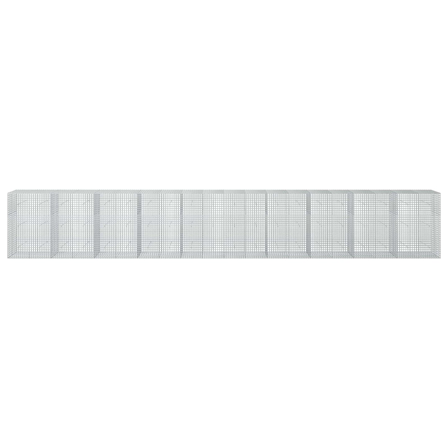 vidaXL Γκαμπιόν με Σύρμα 3,5 mm και Πλέγμα 5x5 cm 1000x50x150 εκ