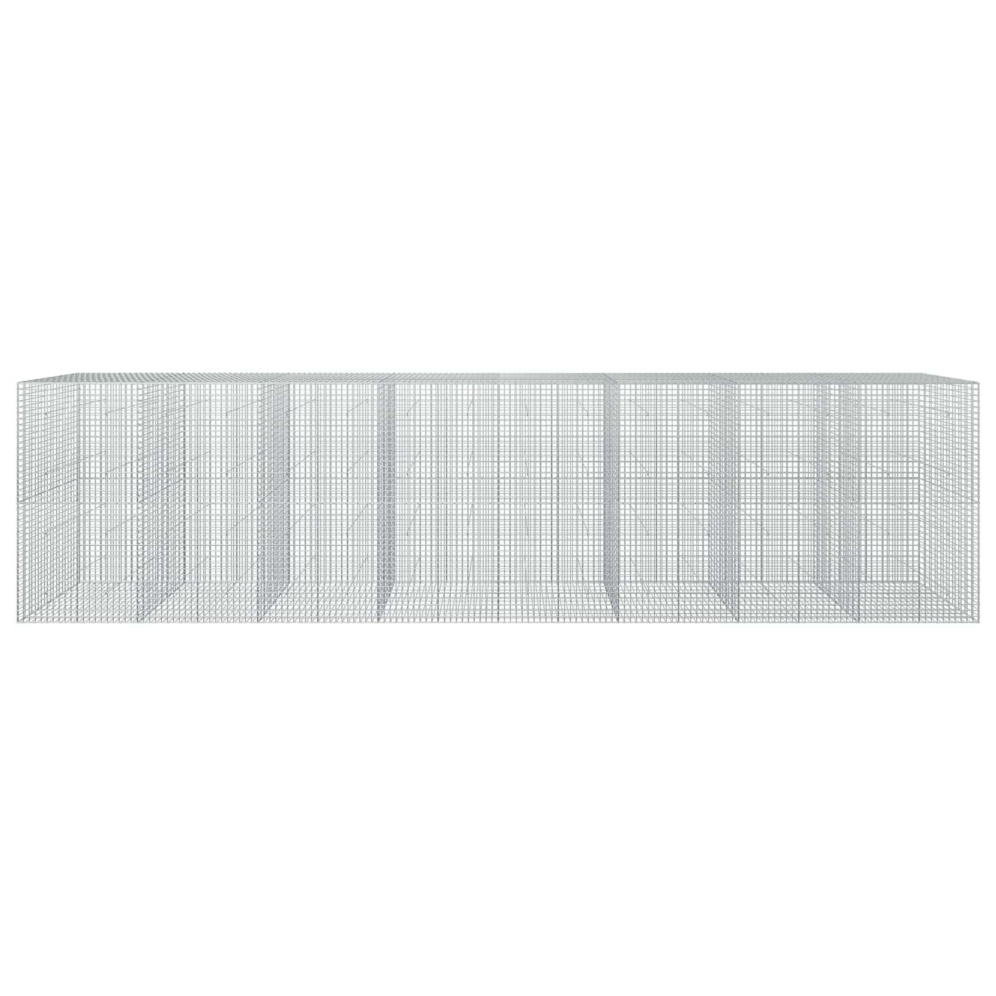 vidaXL Γκαμπιόν με Σύρμα 3,5 mm και Πλέγμα 5x5 cm 800x50x200 εκ