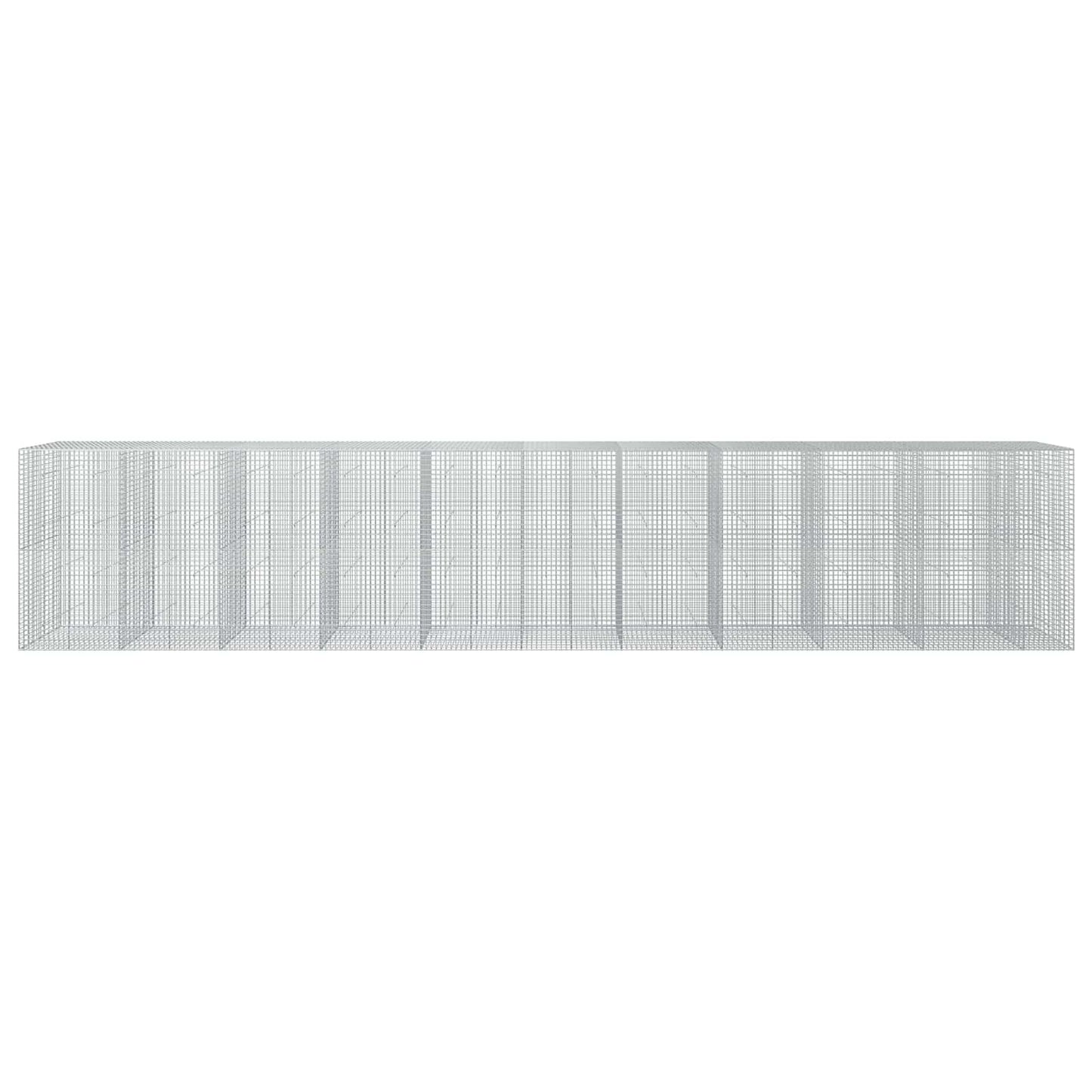 vidaXL Γκαμπιόν με Σύρμα 3,5 mm και Πλέγμα 5x5 cm 1050x50x200 εκ