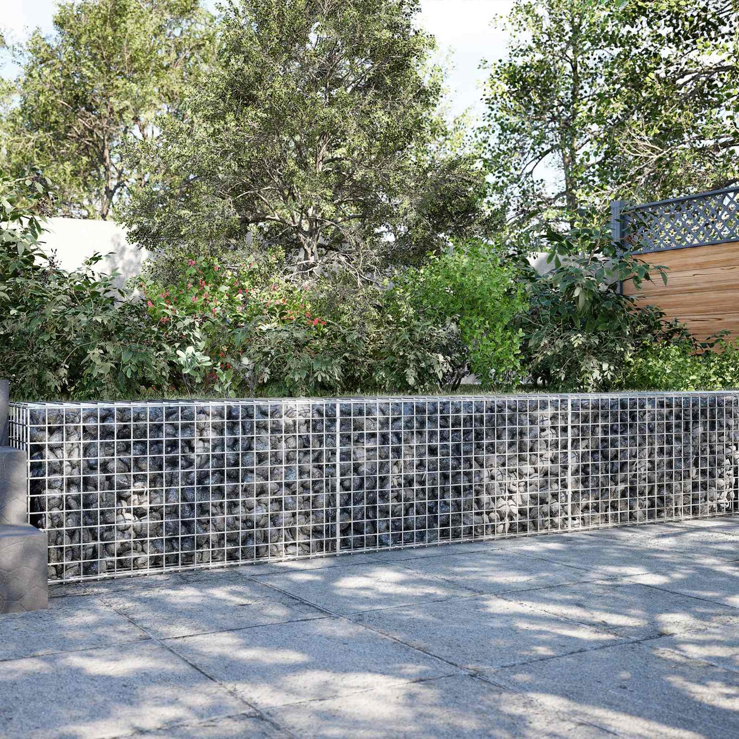 vidaXL Γκαμπιόν με Σύρμα 3,5 mm και Πλέγμα 5x5 cm 250x100x50 εκ.