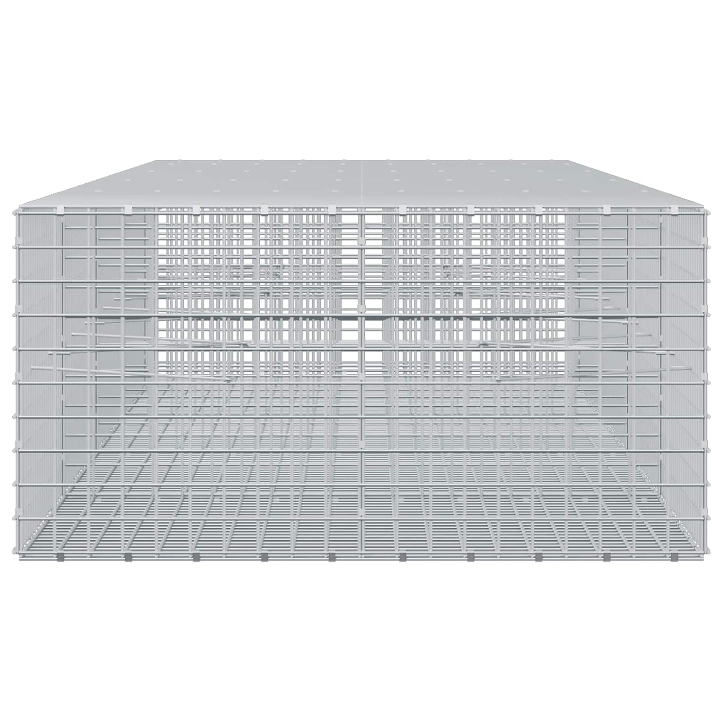 vidaXL Γκαμπιόν με Σύρμα 3,5 mm και Πλέγμα 5x5 cm 450x100x50 εκ