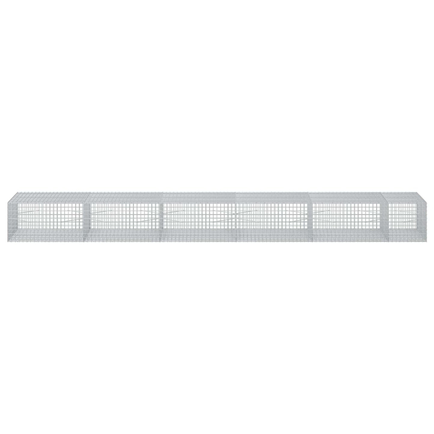 vidaXL Γκαμπιόν με Σύρμα 3,5 mm και Πλέγμα 5x5 cm 550x100x50 εκ