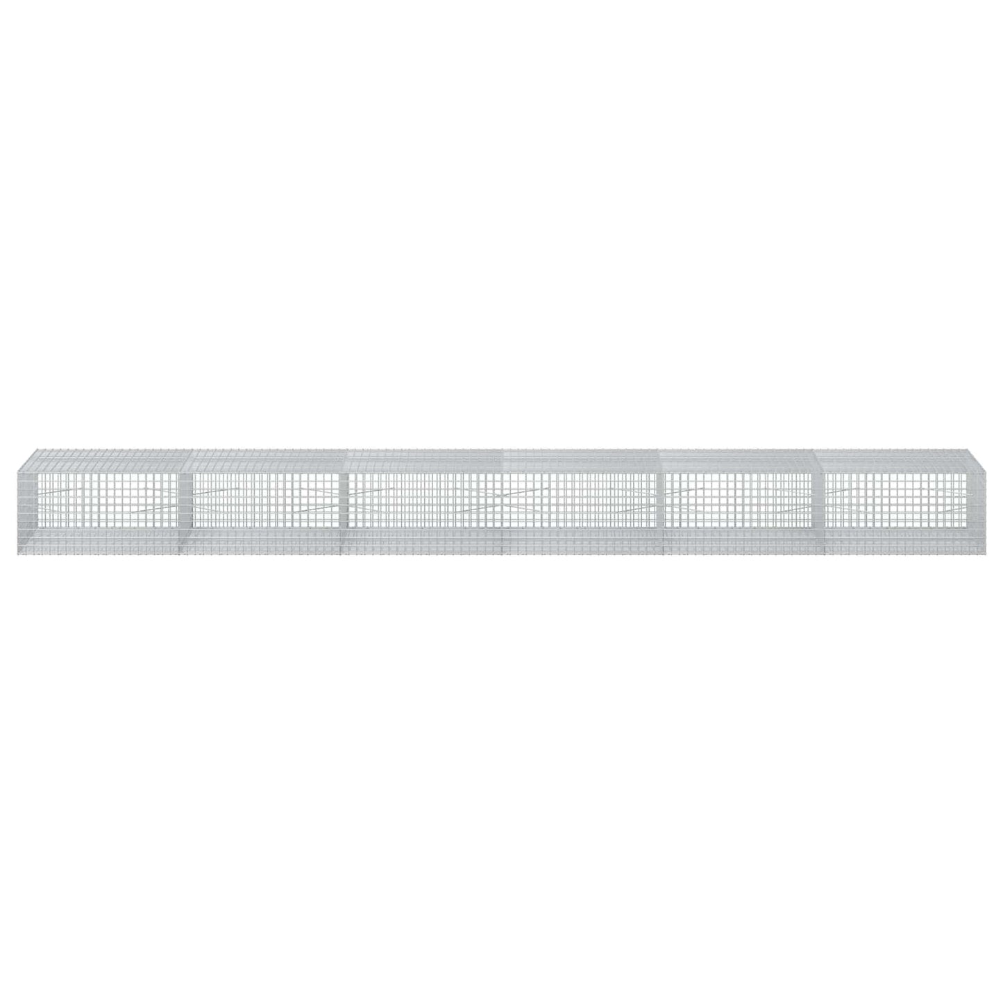 vidaXL Γκαμπιόν με Σύρμα 3,5 mm και Πλέγμα 5x5 cm 600x100x50 εκ.