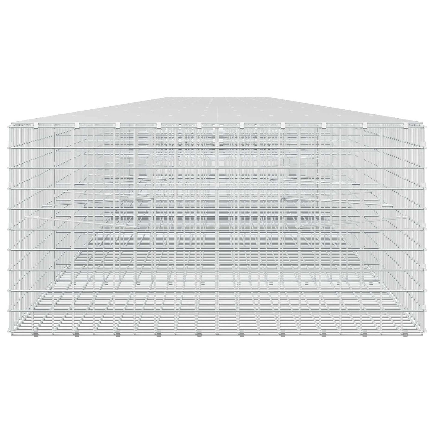 vidaXL Γκαμπιόν με Σύρμα 3,5 mm και Πλέγμα 5x5 cm 1100x100x50 εκ