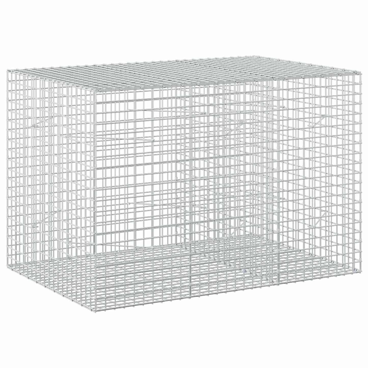 vidaXL Γκαμπιόν με Σύρμα 3,5 mm και Πλέγμα 5x5 cm 150x100x100 εκ.