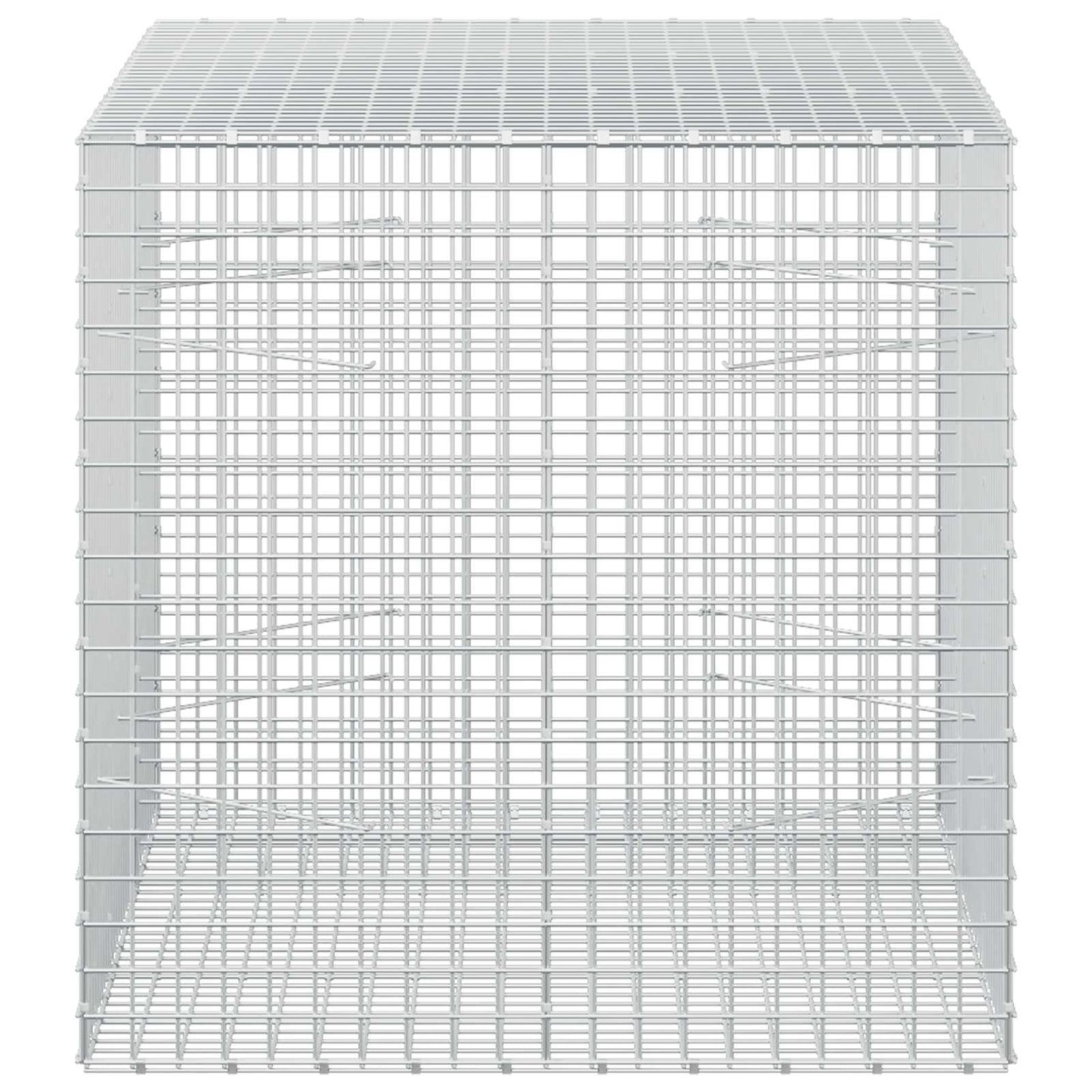 vidaXL Γκαμπιόν με Σύρμα 3,5 mm και Πλέγμα 5x5 cm 150x100x100 εκ.