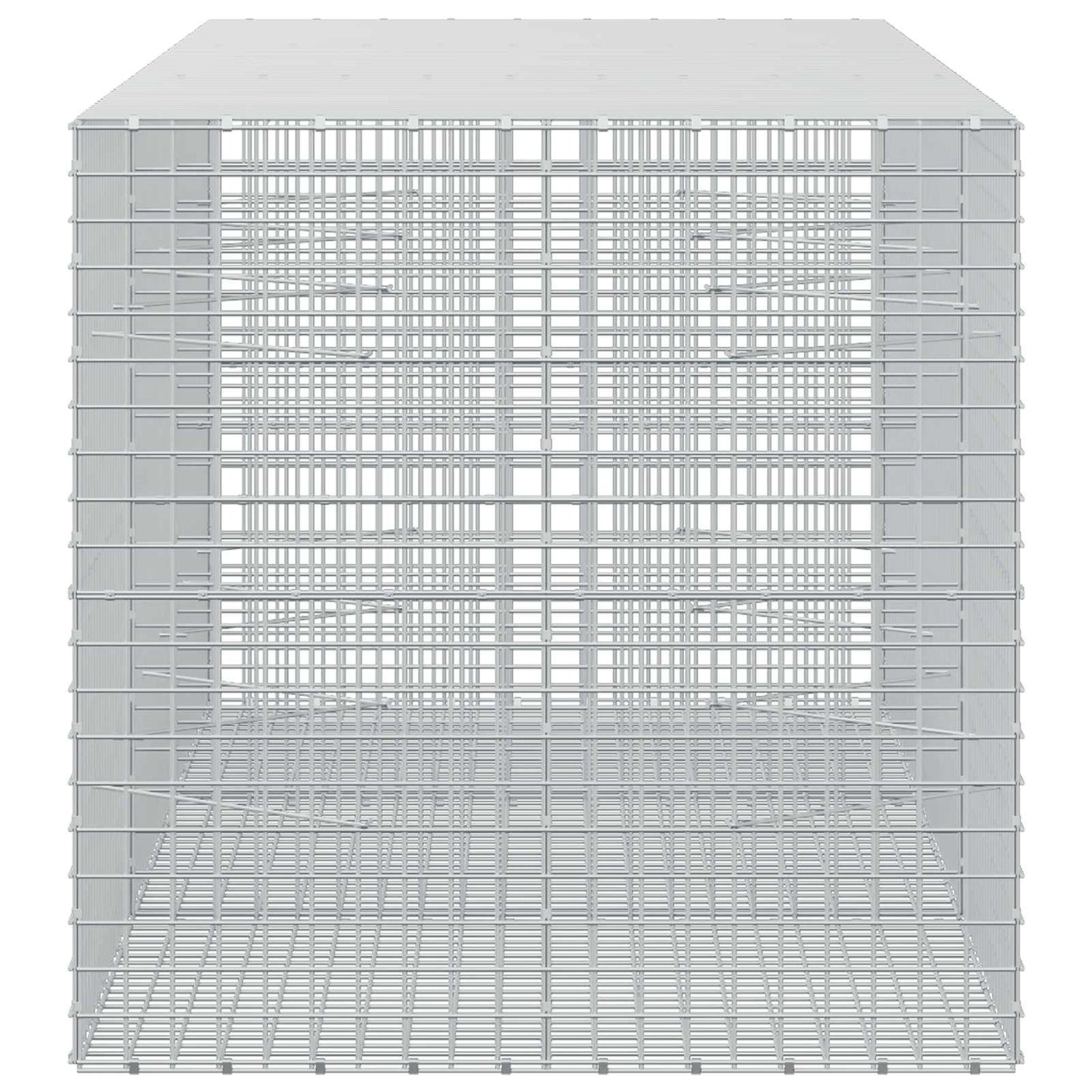 vidaXL Γκαμπιόν με Σύρμα 3,5 mm και Πλέγμα 5x5 cm 300x100x100 εκ.