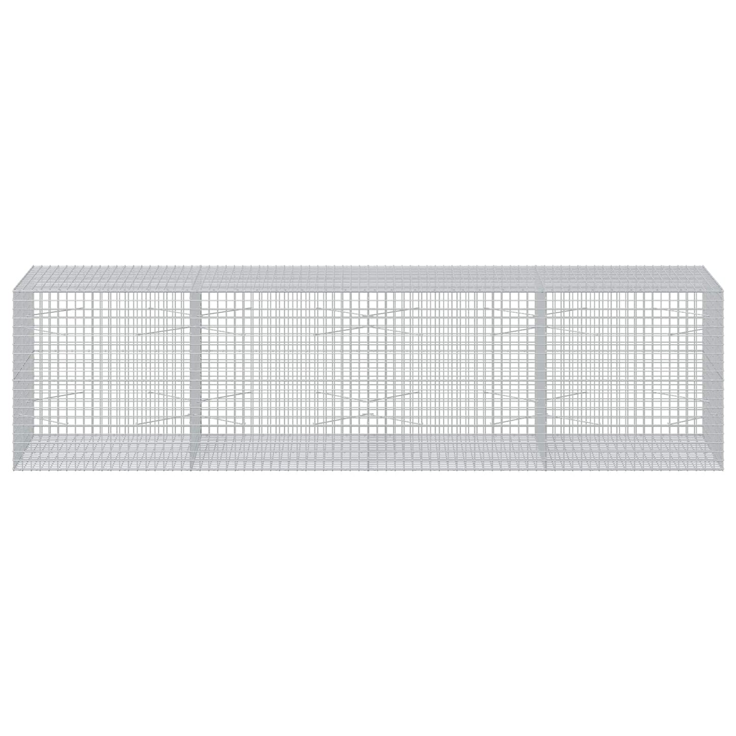 vidaXL Γκαμπιόν με Σύρμα 3,5 mm και Πλέγμα 5x5 cm 400x100x100 εκ