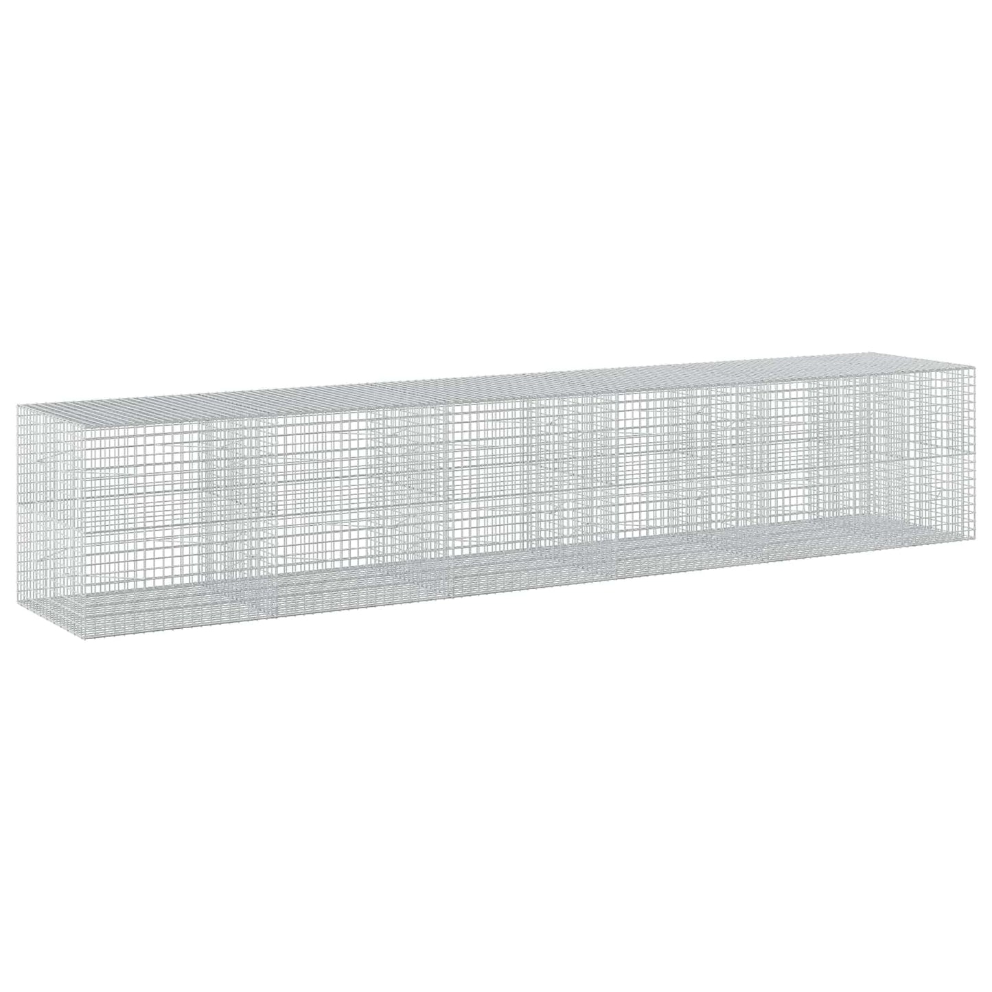 vidaXL Γκαμπιόν με Σύρμα 3,5 mm και Πλέγμα 5x5 cm 550x100x100 εκ