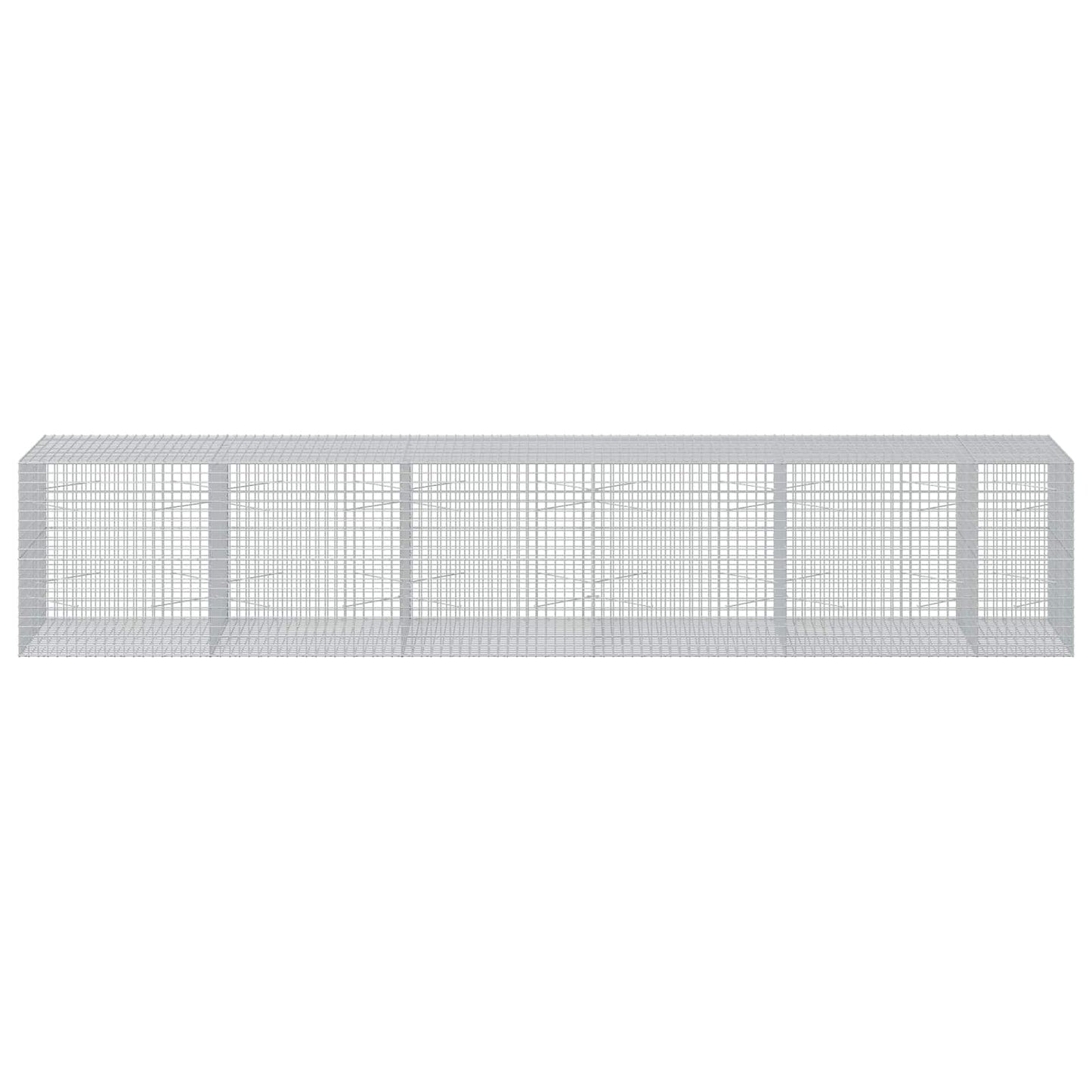 vidaXL Γκαμπιόν με Σύρμα 3,5 mm και Πλέγμα 5x5 cm 550x100x100 εκ
