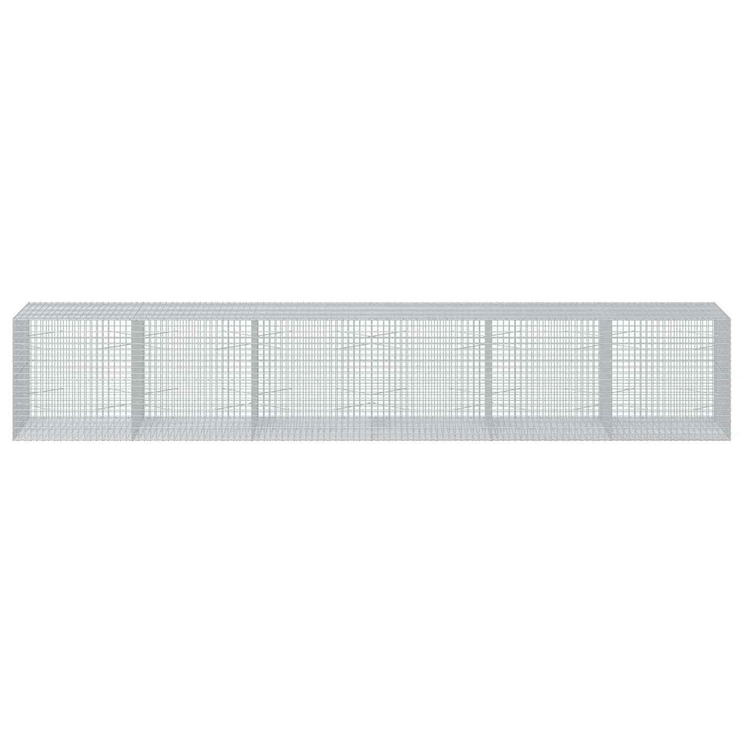 vidaXL Γκαμπιόν με Σύρμα 3,5 mm και Πλέγμα 5x5 cm 600x100x100 εκ.